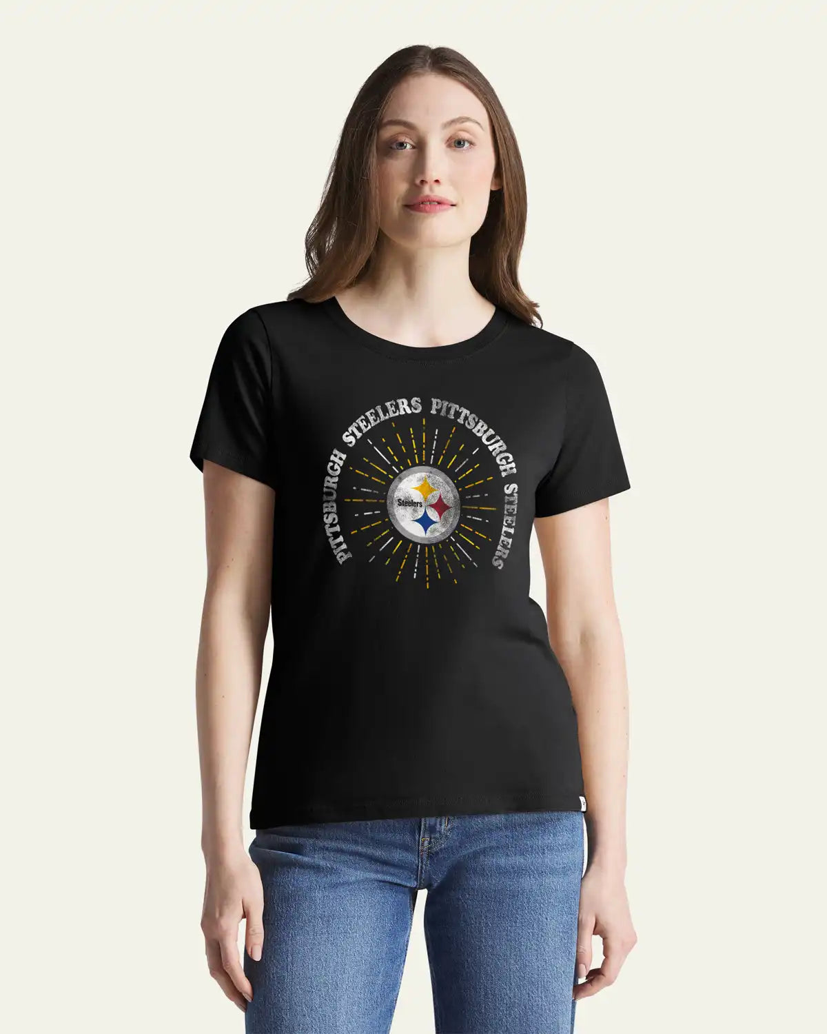 PITTSBURGH STEELERS SHINE LINES '47 WOMEN'S EVERYDAY TEE
