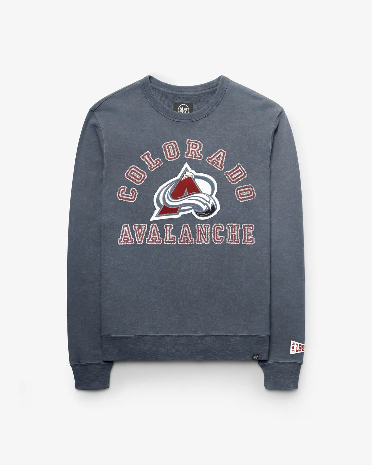 COLORADO AVALANCHE CALDERWOOD WELL WORN '47 FRENCH TERRY CREW
