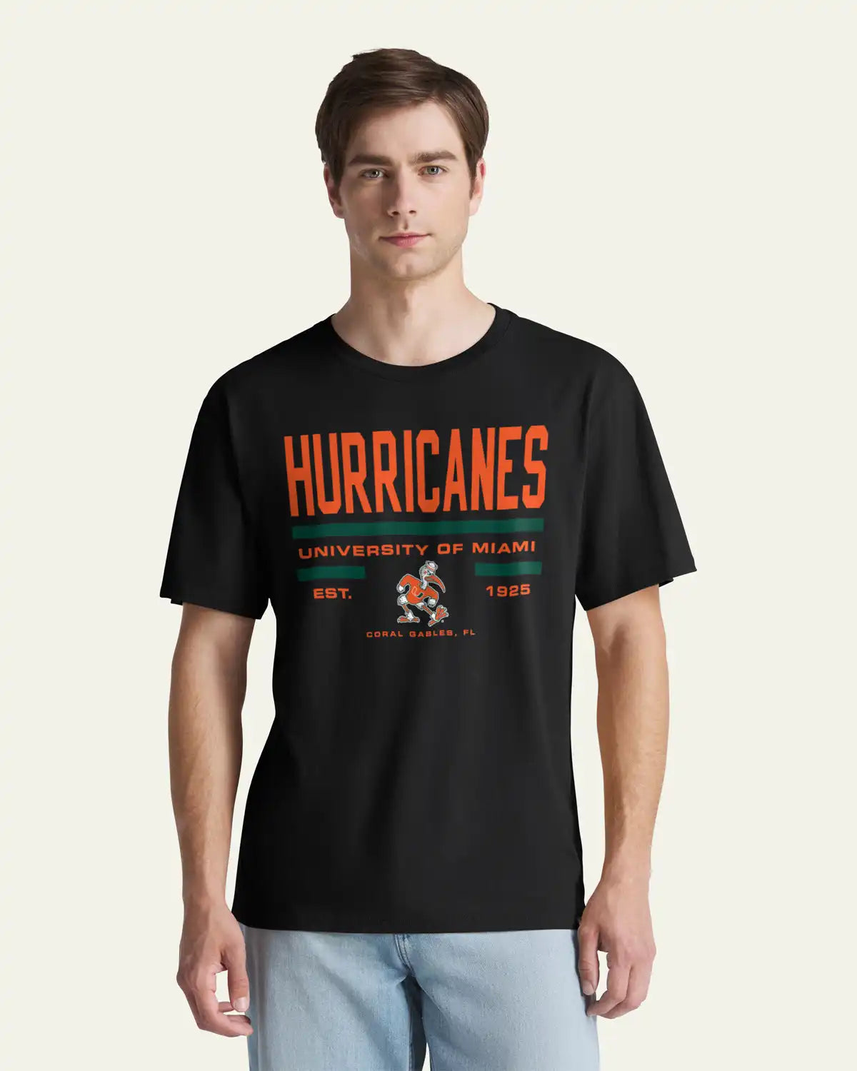 MIAMI HURRICANES STACK BLOCK '47 EVERYDAY TEE