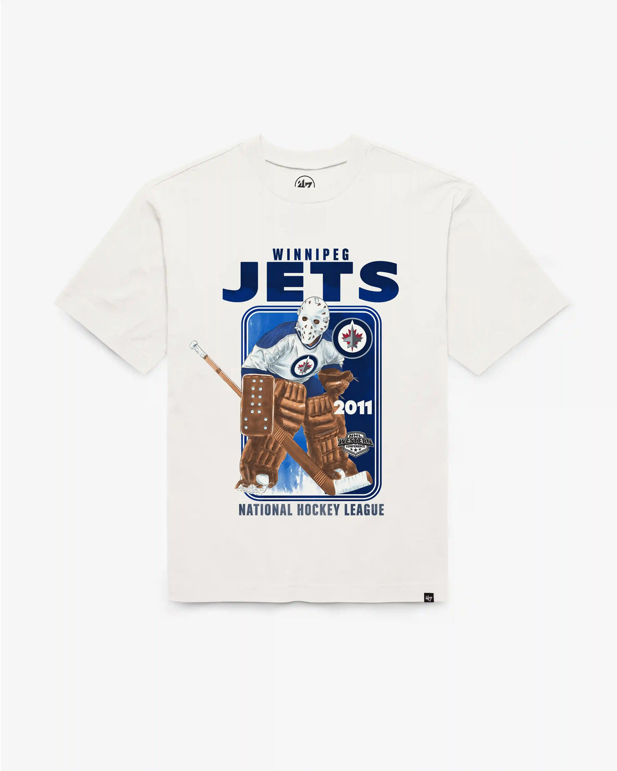 WINNIPEG JETS PLAYBRUSH '47 FOUNDATION TEE