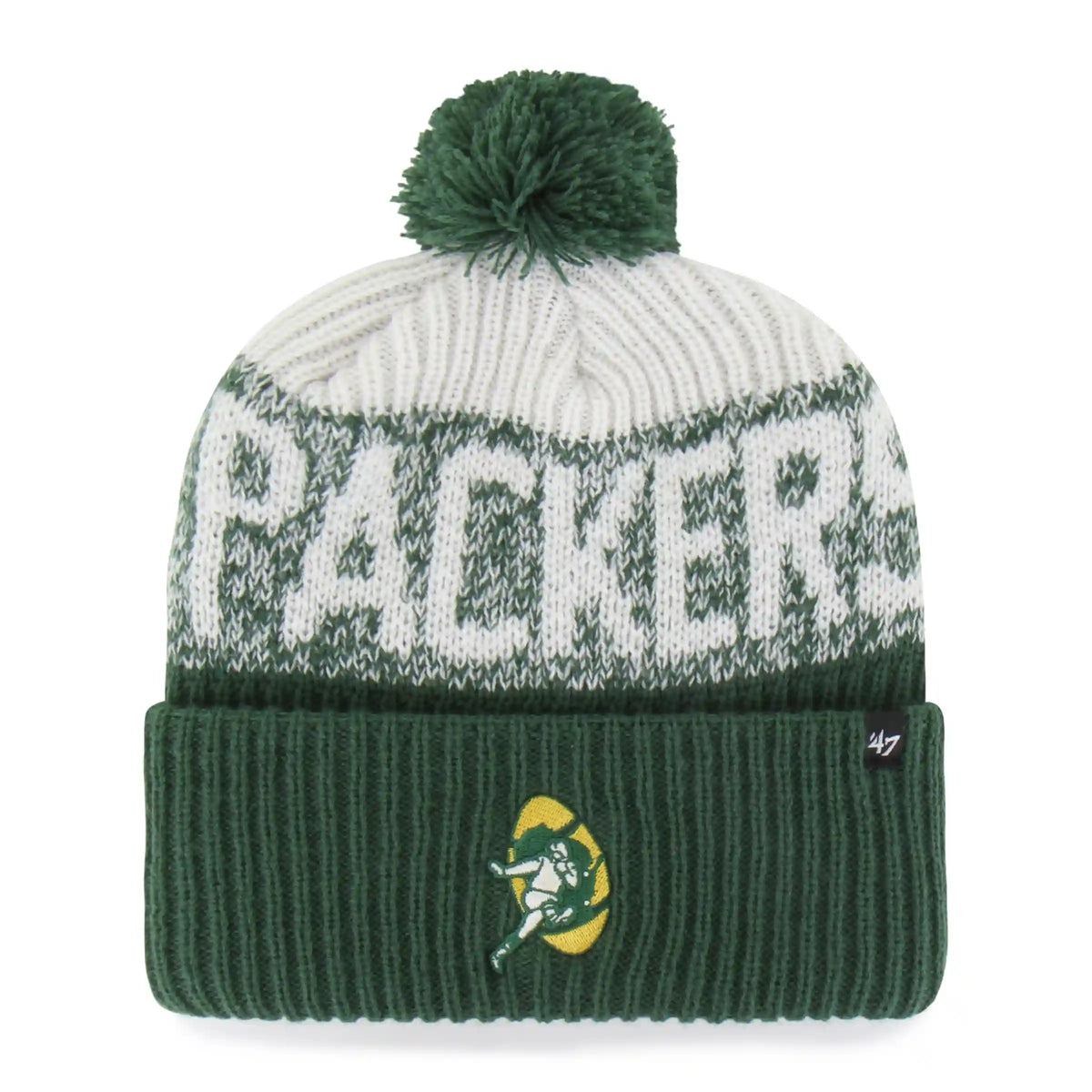 Green Bay Packers Historic Bone Chill '47 Cuff Knit