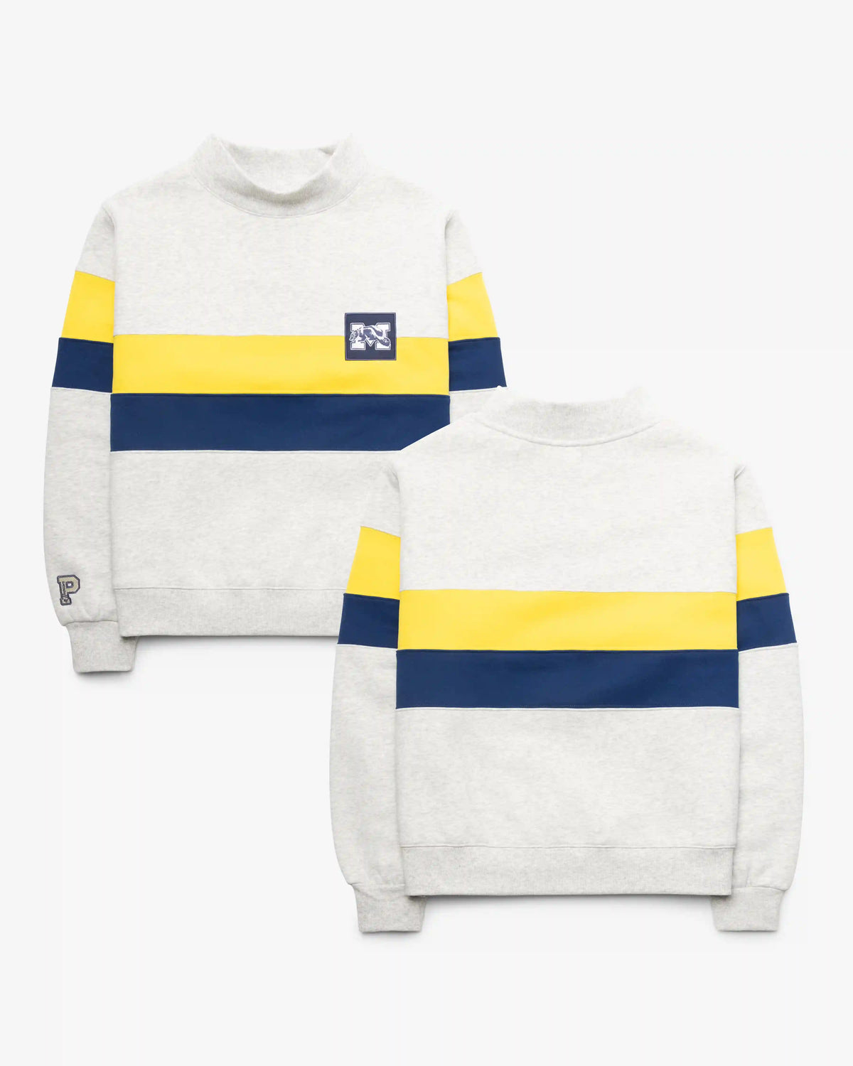 MICHIGAN WOLVERINES VINTAGE PARKE X '47 WOMEN'S MOCKNECK