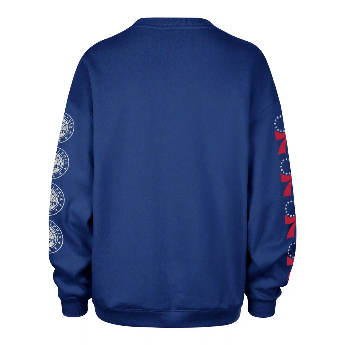 PHILADELPHIA 76ERS GO BIG OVERSIZED CREW WOMENS