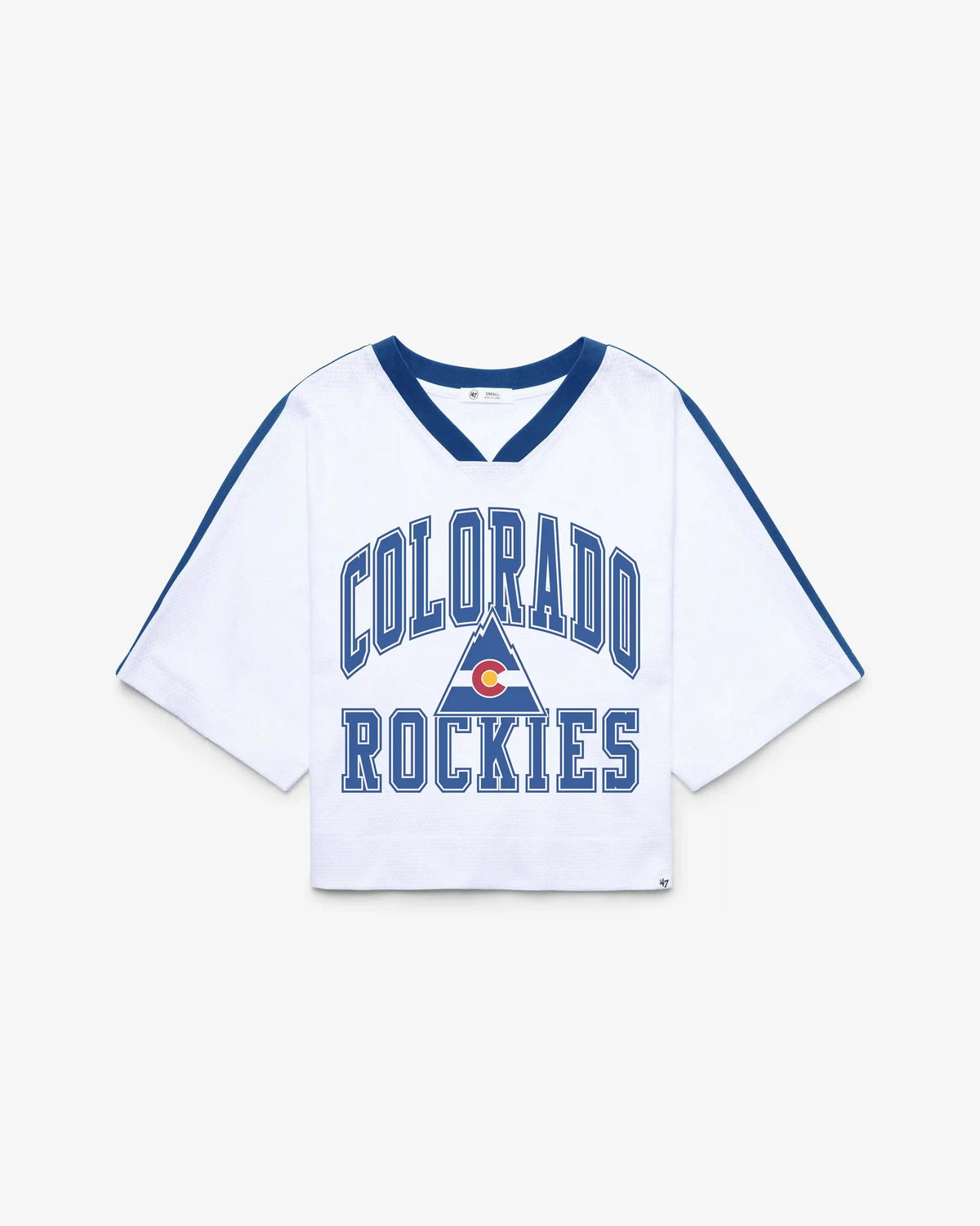 COLORADO ROCKIES VINTAGE BIG OVERARCH '47 WOMEN'S DROP NEEDLE RAGLAN