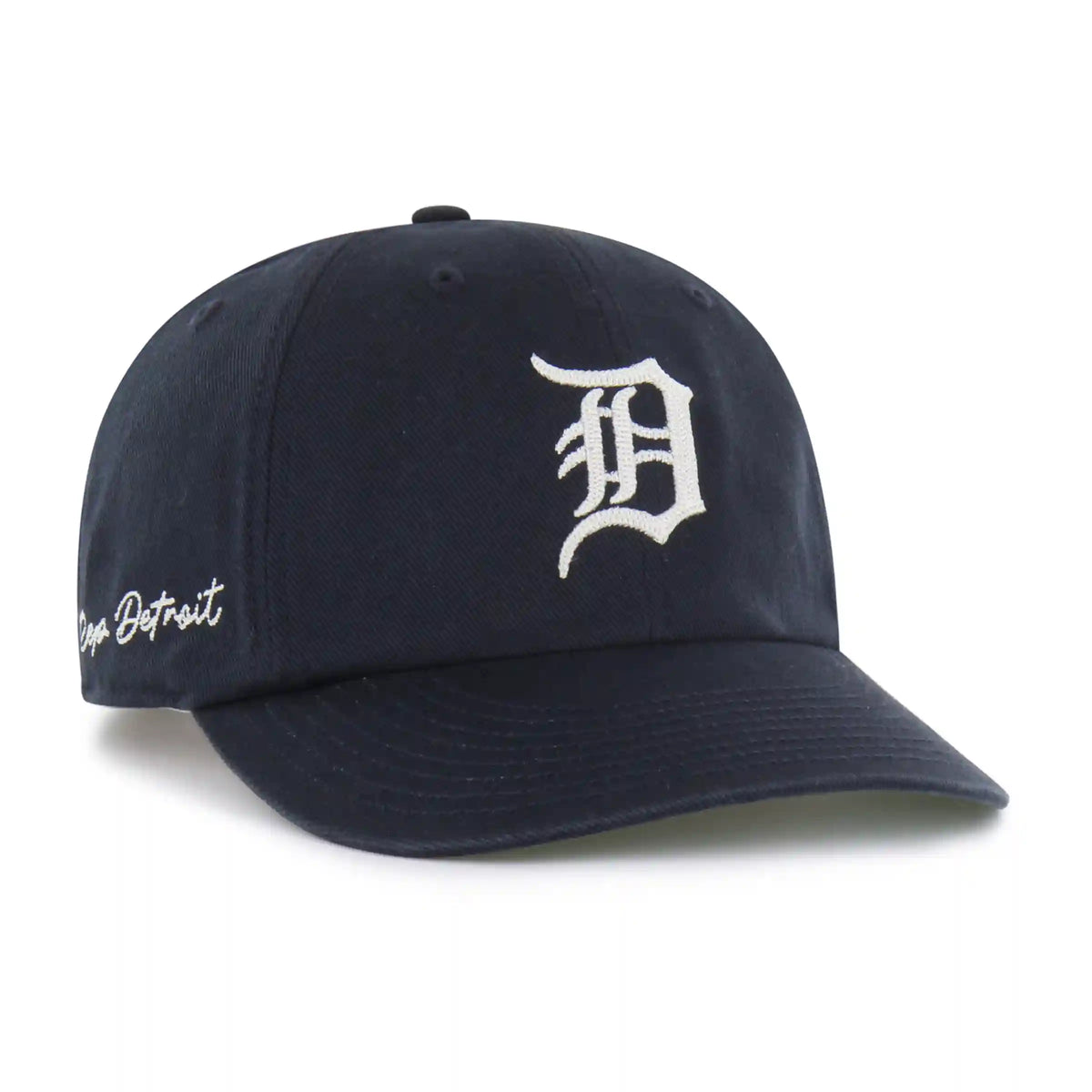 DETROIT TIGERS CHAIN SIDE STITCH '47 CLEAN UP ROUND VISOR