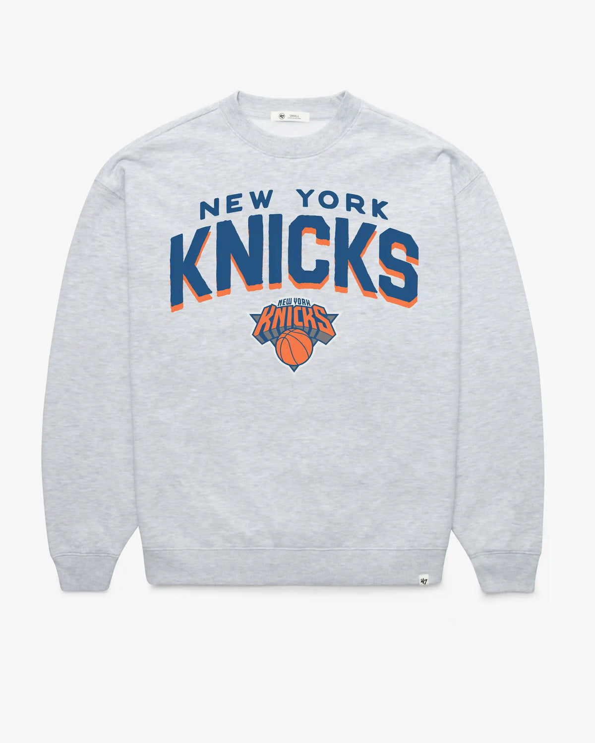 NEW YORK KNICKS CAMPUS ARCH CLOUD '47 OVERSIZED CREW WOMENS