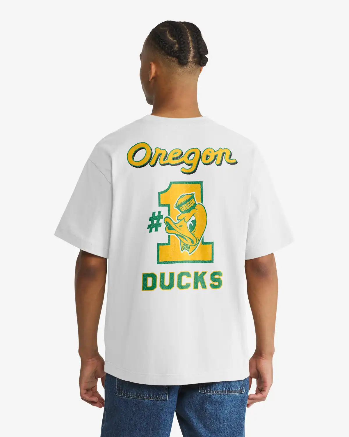 OREGON DUCKS VINTAGE CAMPUS MASCOT BACKER '47 FOUNDATION TEE