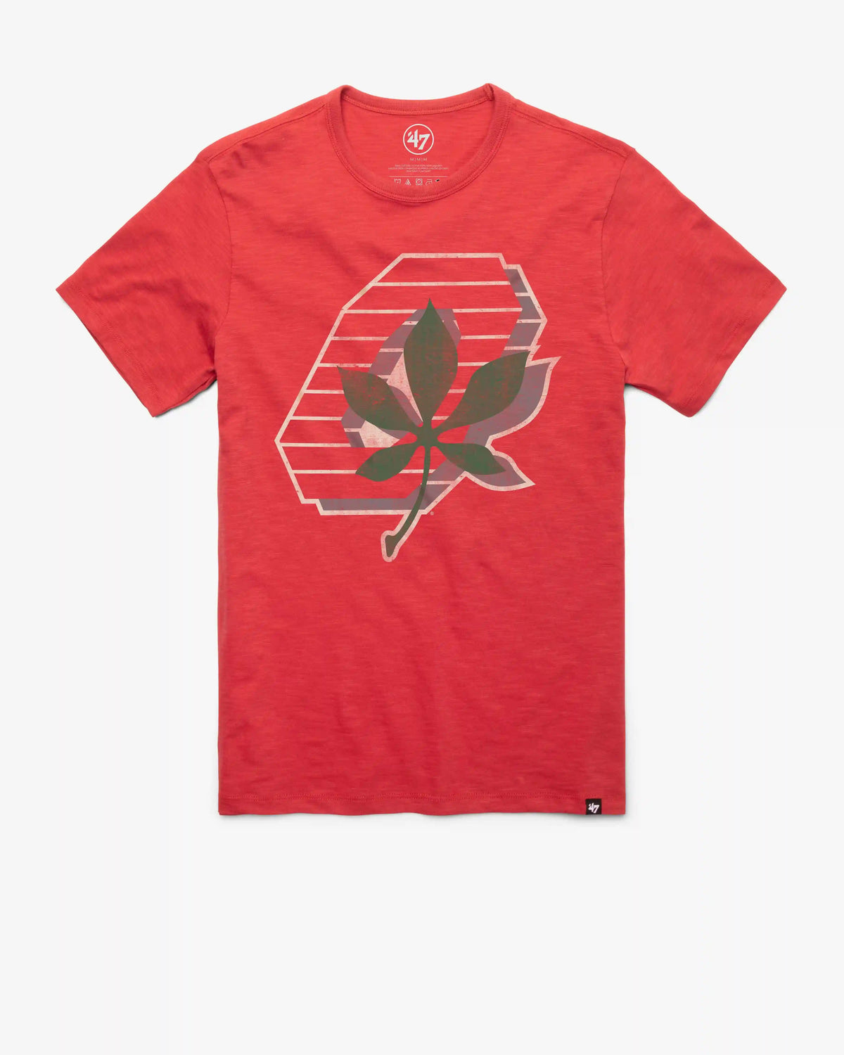 OHIO STATE BUCKEYES VINTAGE GRIT '47 SCRUM TEE