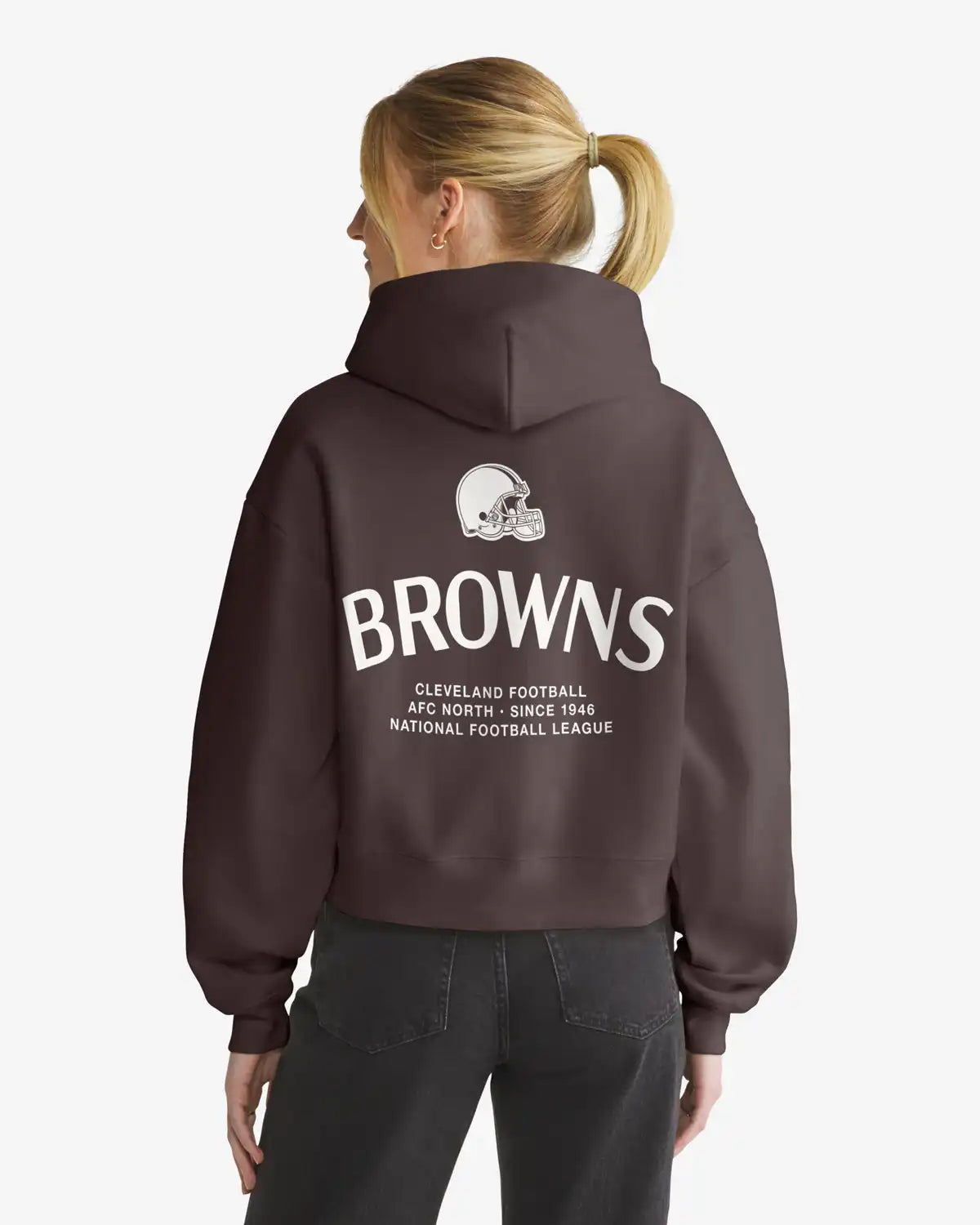 CLEVELAND BROWNS HADRIAN '47 FOUNDATION HOOD WOMENS