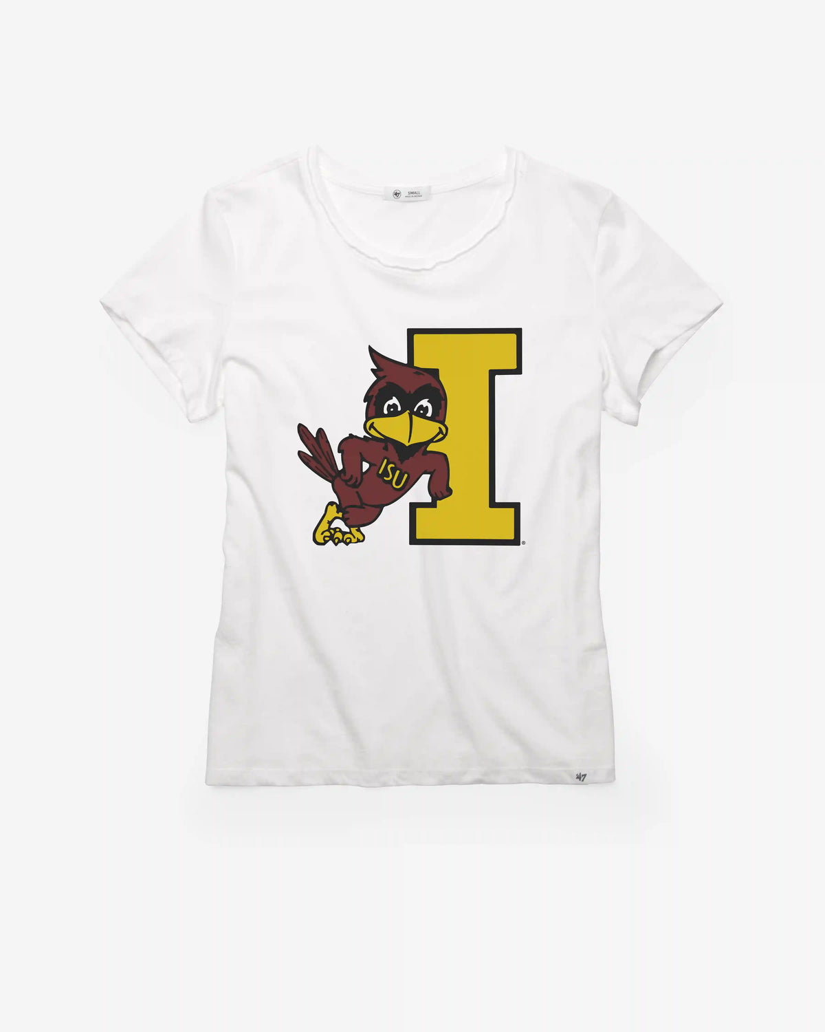 IOWA STATE CYCLONES VINTAGE PREMIER '47 FRANKIE TEE WOMENS