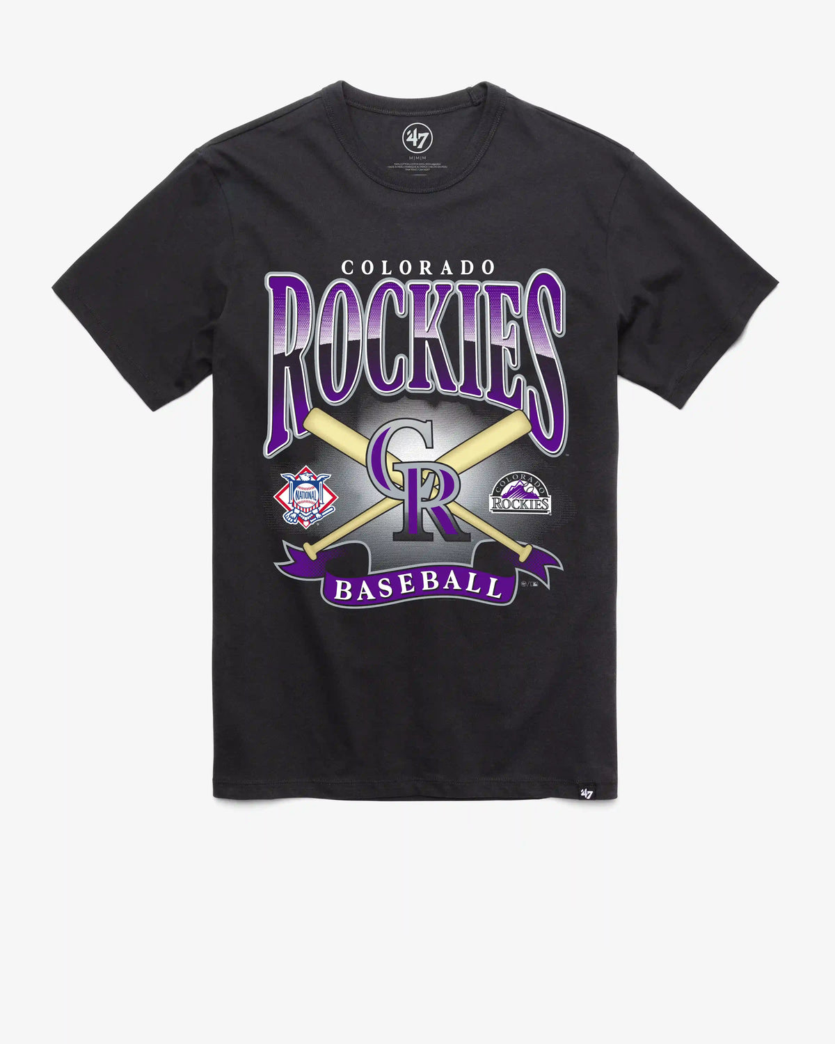 COLORADO ROCKIES CHROMETOWN '47 FRANKLIN TEE
