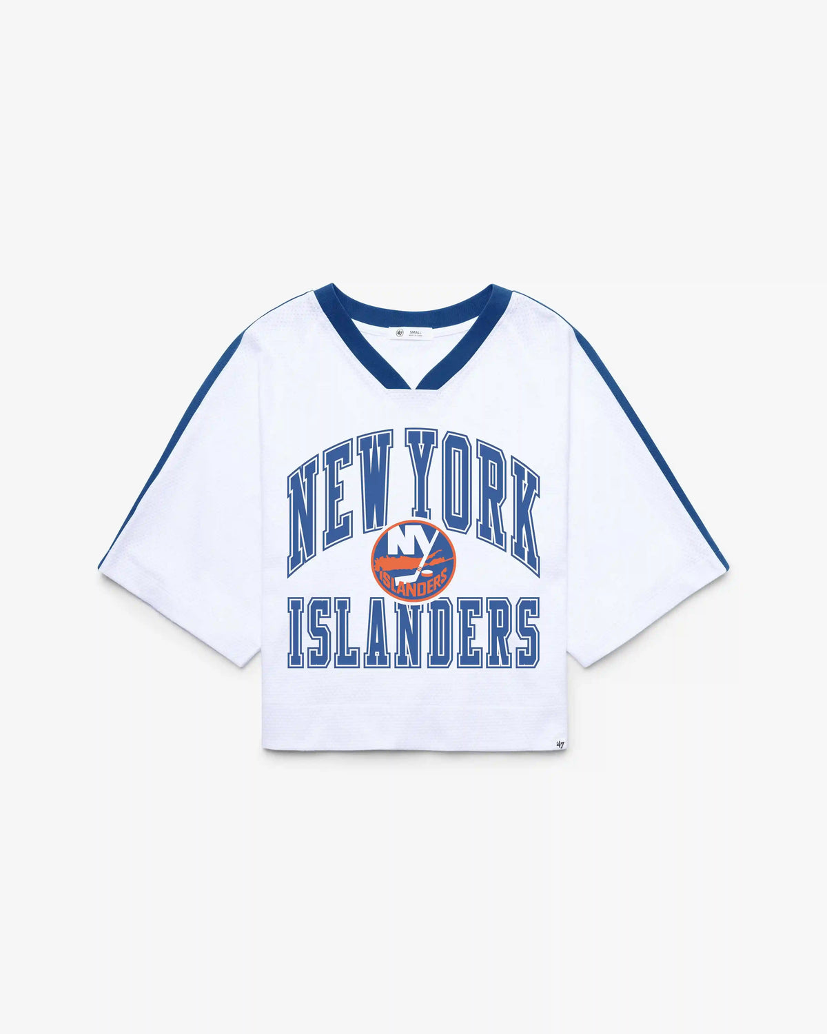 NEW YORK ISLANDERS VINTAGE BIG OVERARCH '47 WOMEN'S DROP NEEDLE RAGLAN