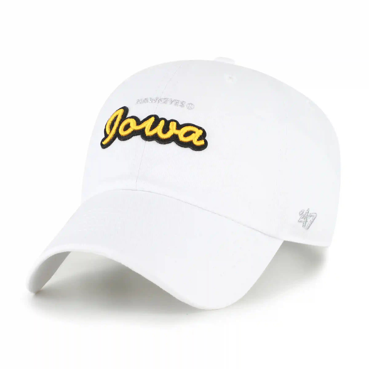 Iowa Hawkeyes Trendy Script '47 Clean Up