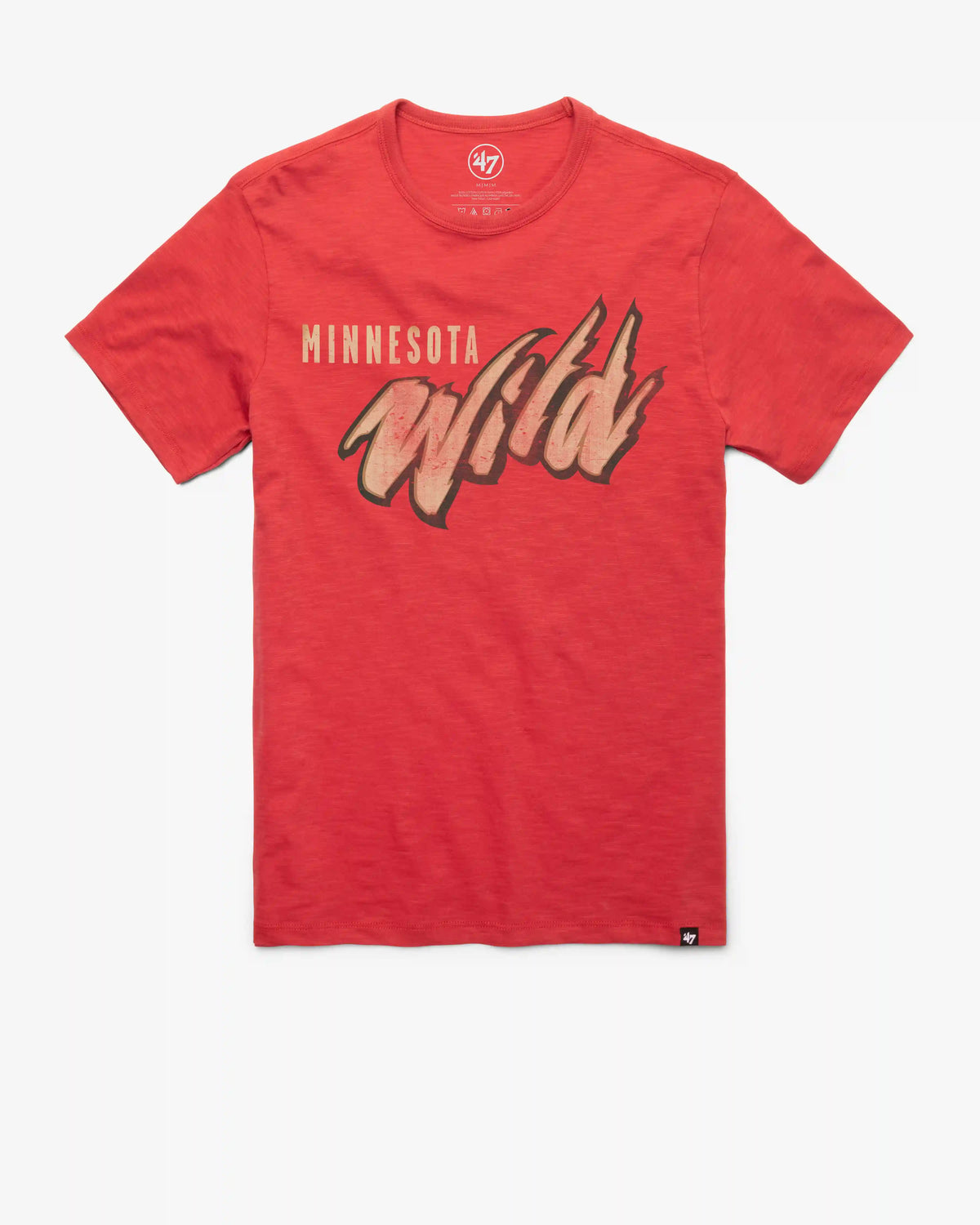 MINNESOTA WILD GRIT WORDMARK '47 SCRUM TEE