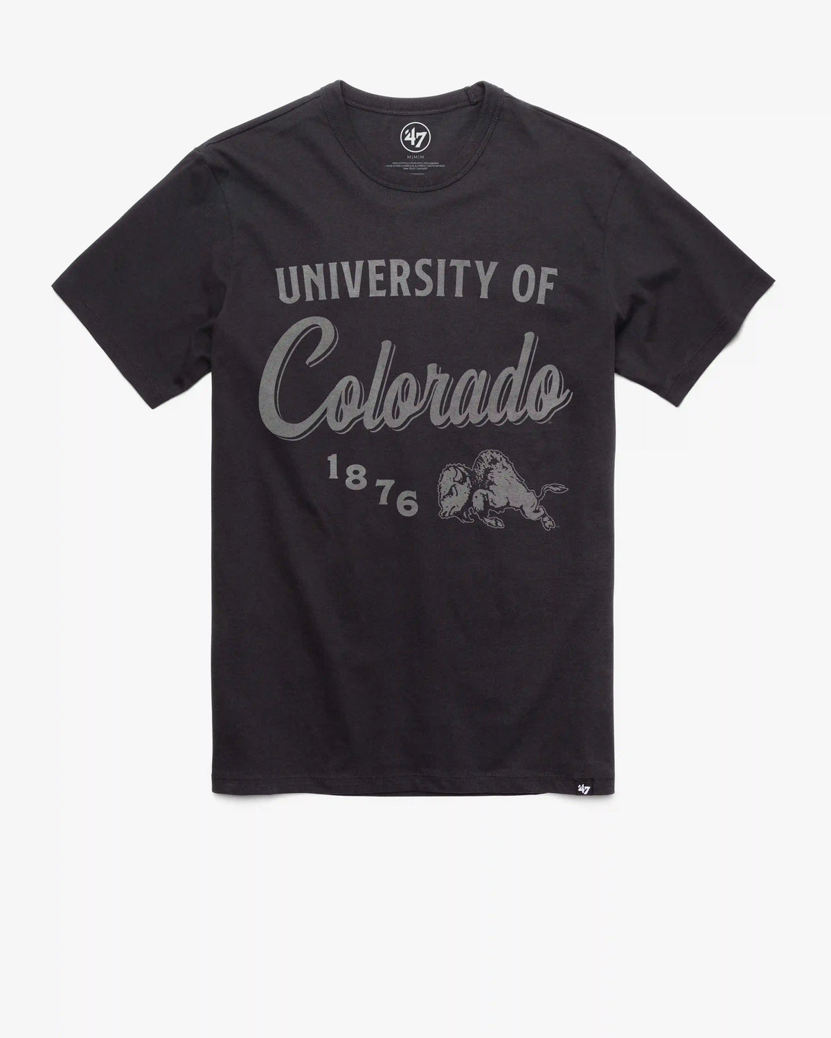 COLORADO BUFFALOES VINTAGE DIAG SCRIPT '47 FRANKLIN TEE