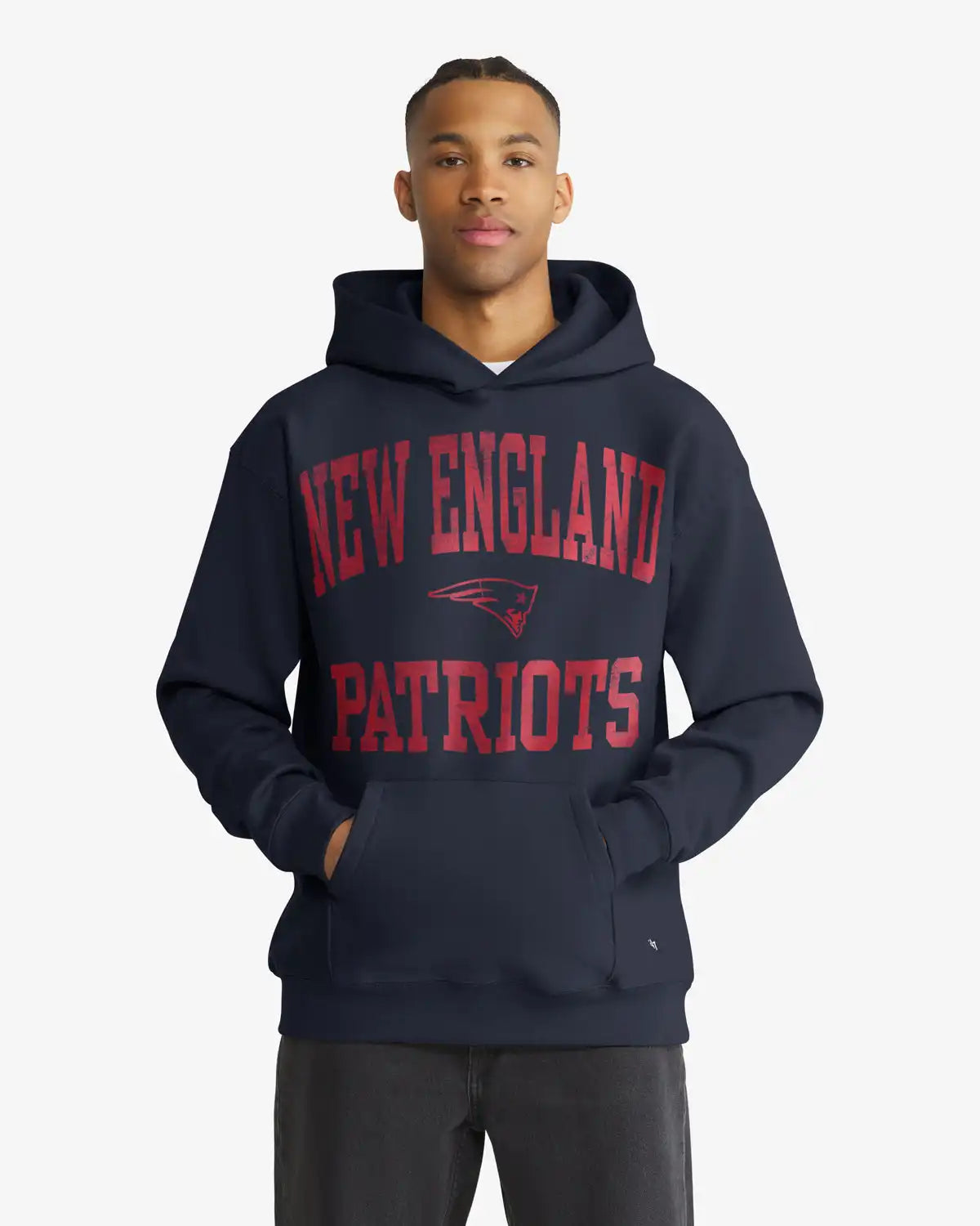 New England Patriots Campus Stack Arched '47 Foundation Hood
