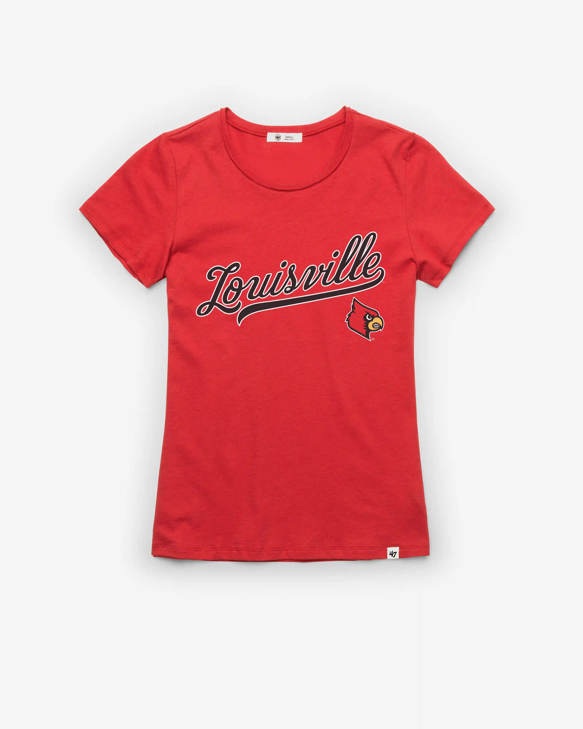 LOUISVILLE CARDINALS TAIL SWEEP '47 FRANKIE TEE WOMENS