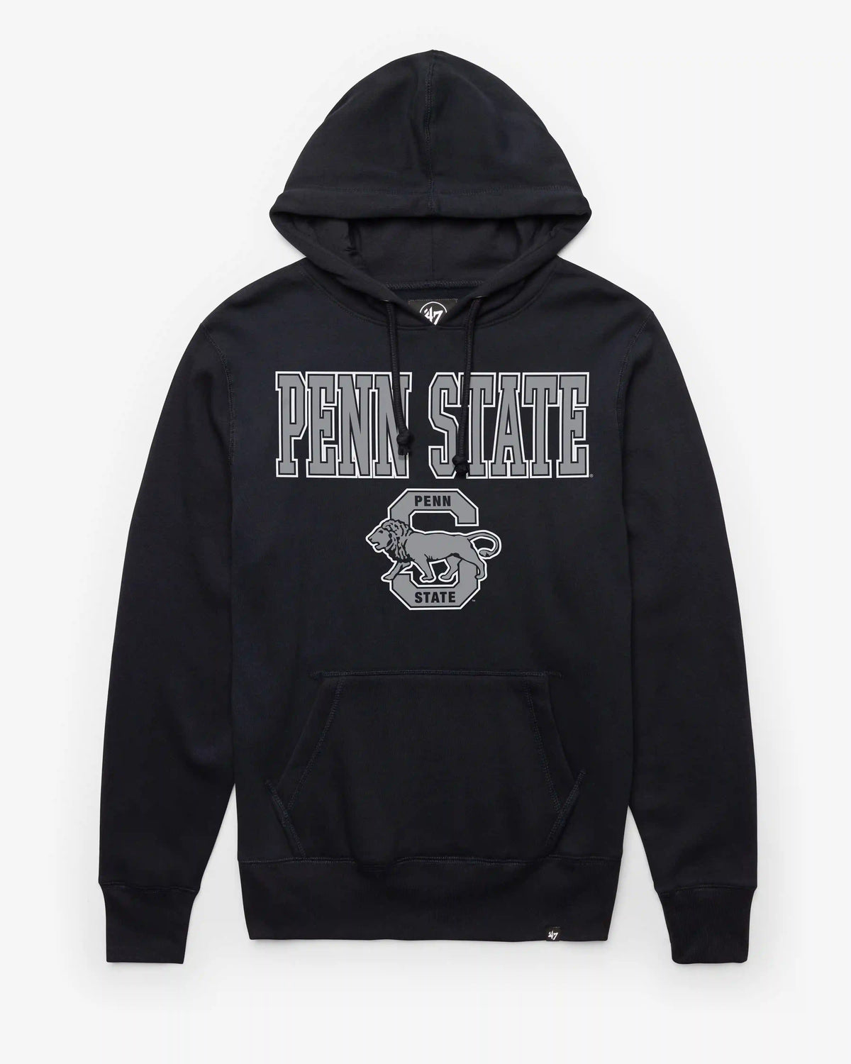 PENN STATE NITTANY LIONS VINTAGE STRAIGHT BLOCK '47 HEADLINE HOOD