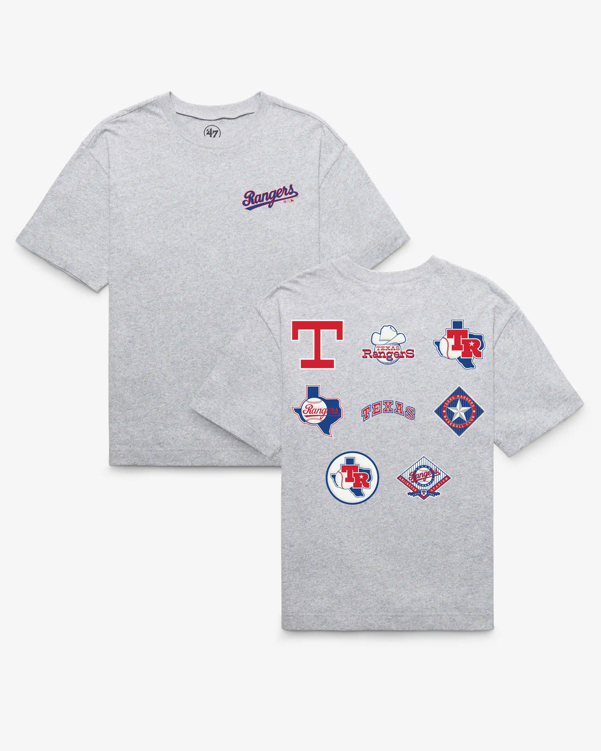 TEXAS RANGERS COOPERSTOWN HISTORY LOCK '47 FOUNDATION TEE