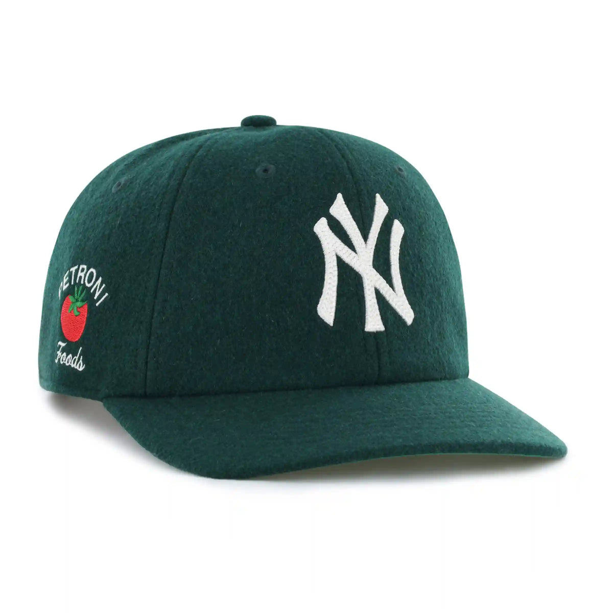 NEW YORK YANKEES PETRONI FOODS WOOL '47 CLEAN UP FLAT BRIM