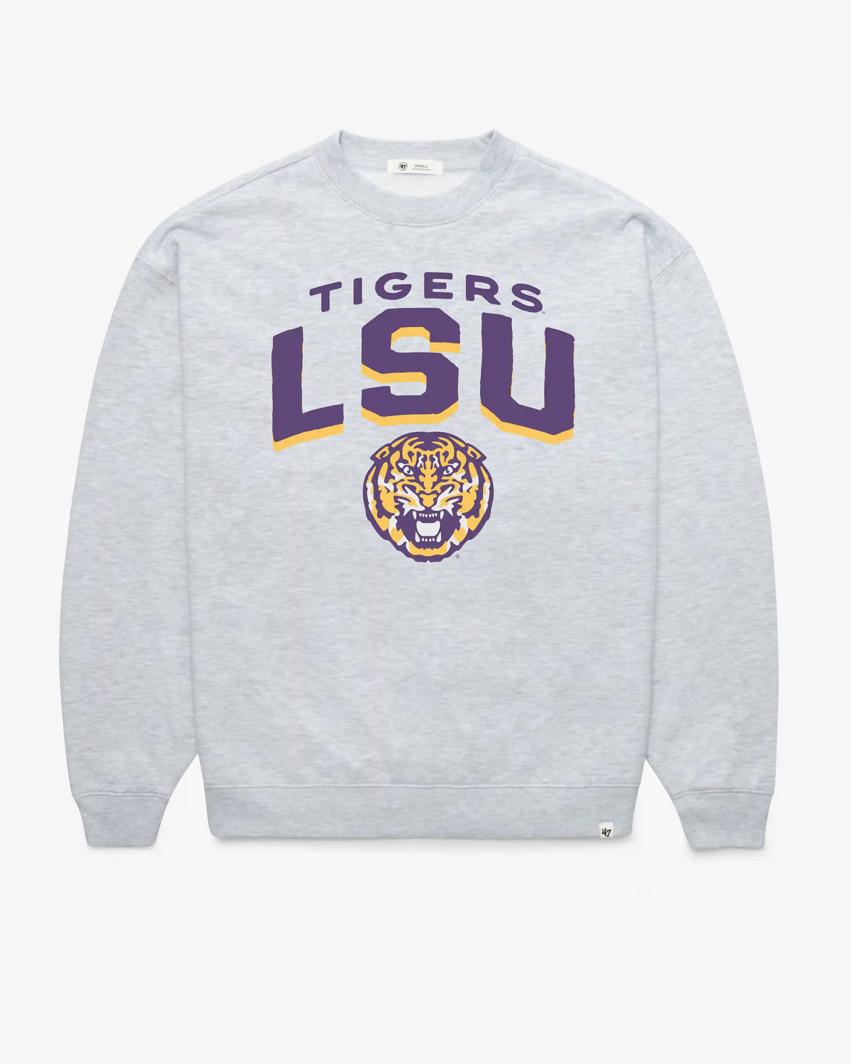 LOUISIANA STATE TIGERS LSU CAMPUS ARCH CLOUD '47 OVERSIZED CREW WOMENS