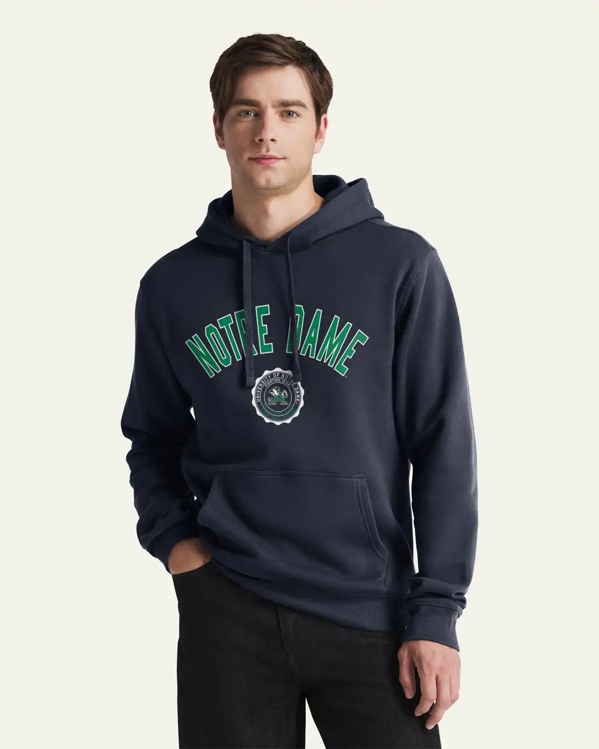 NOTRE DAME FIGHTING IRISH CREST BEND '47 EVERYDAY HOOD