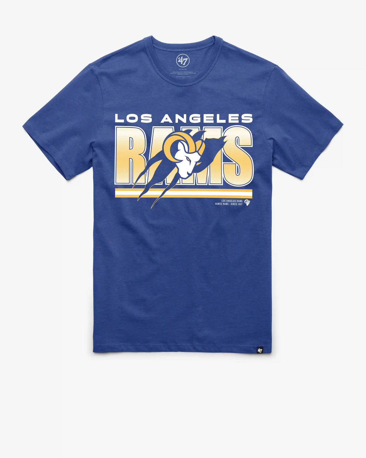 LOS ANGELES RAMS TEAM THUNDER RIP '47 FRANKLIN TEE