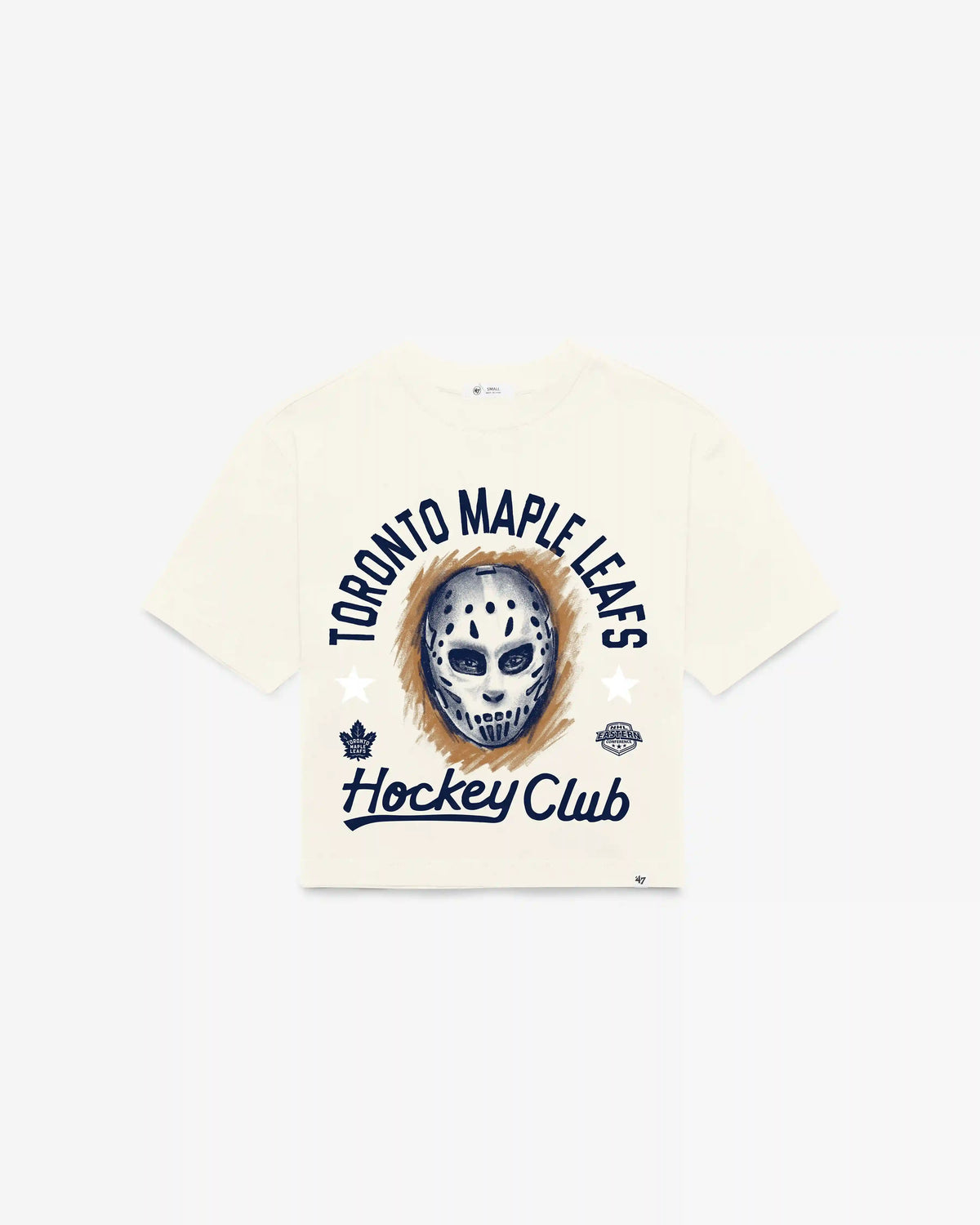 TORONTO MAPLE LEAFS ARCH MASK '47 FOUNDATION CROP TEE WOMENS
