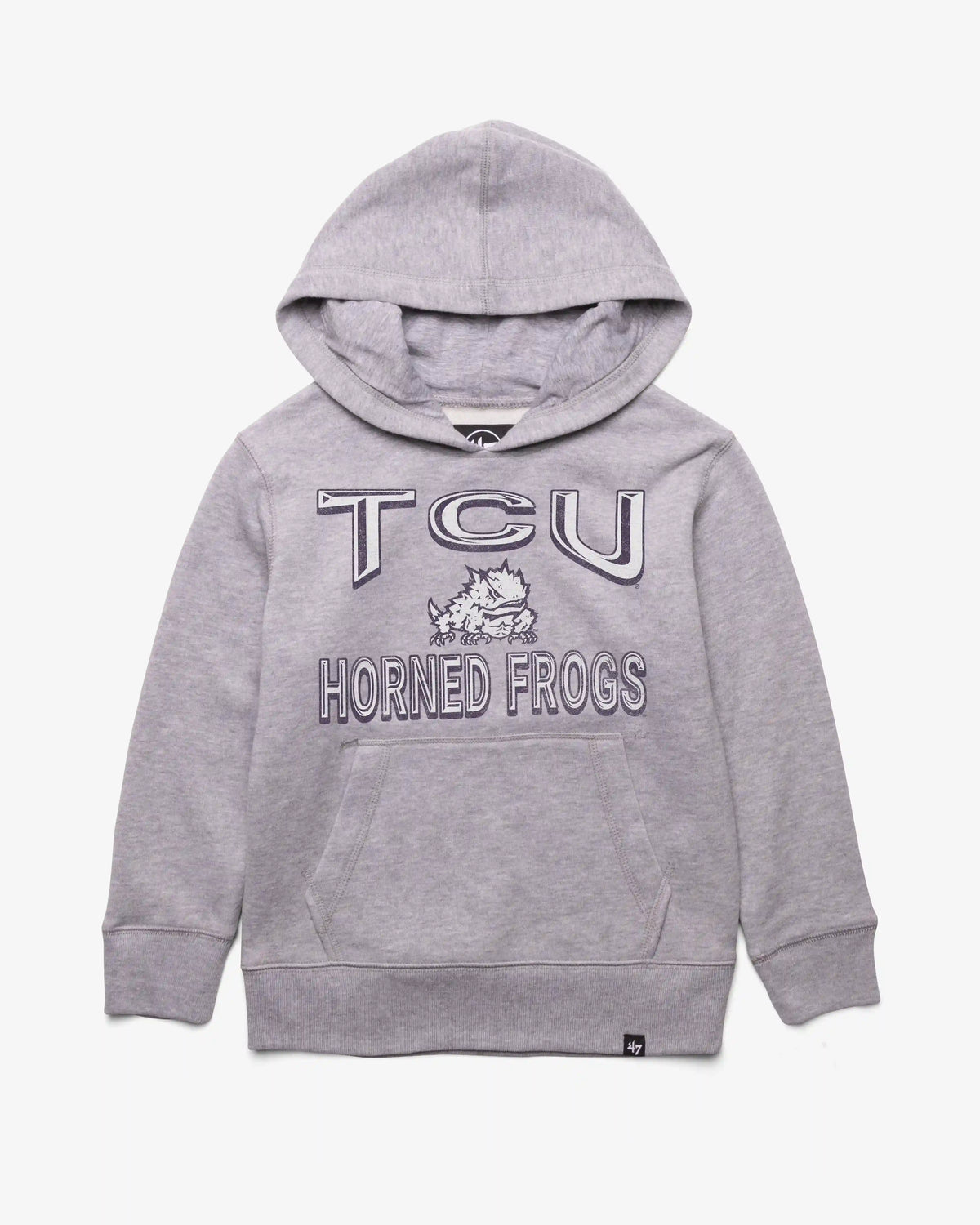 TEXAS CHRISTIAN HORNED FROGS FAN OUT '47 KID'S HEADLINE HOOD
