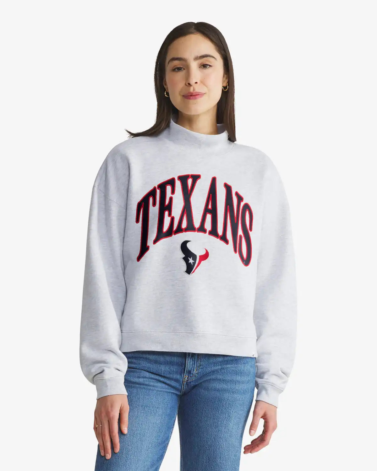 Houston Texans Vantage '47 Women's Mock Neck Pullover