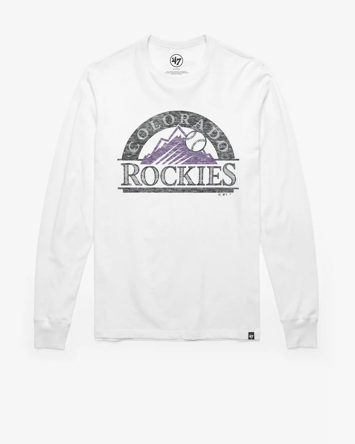 COLORADO ROCKIES PREMIER '47 FRANKLIN LONG SLEEVE TEE
