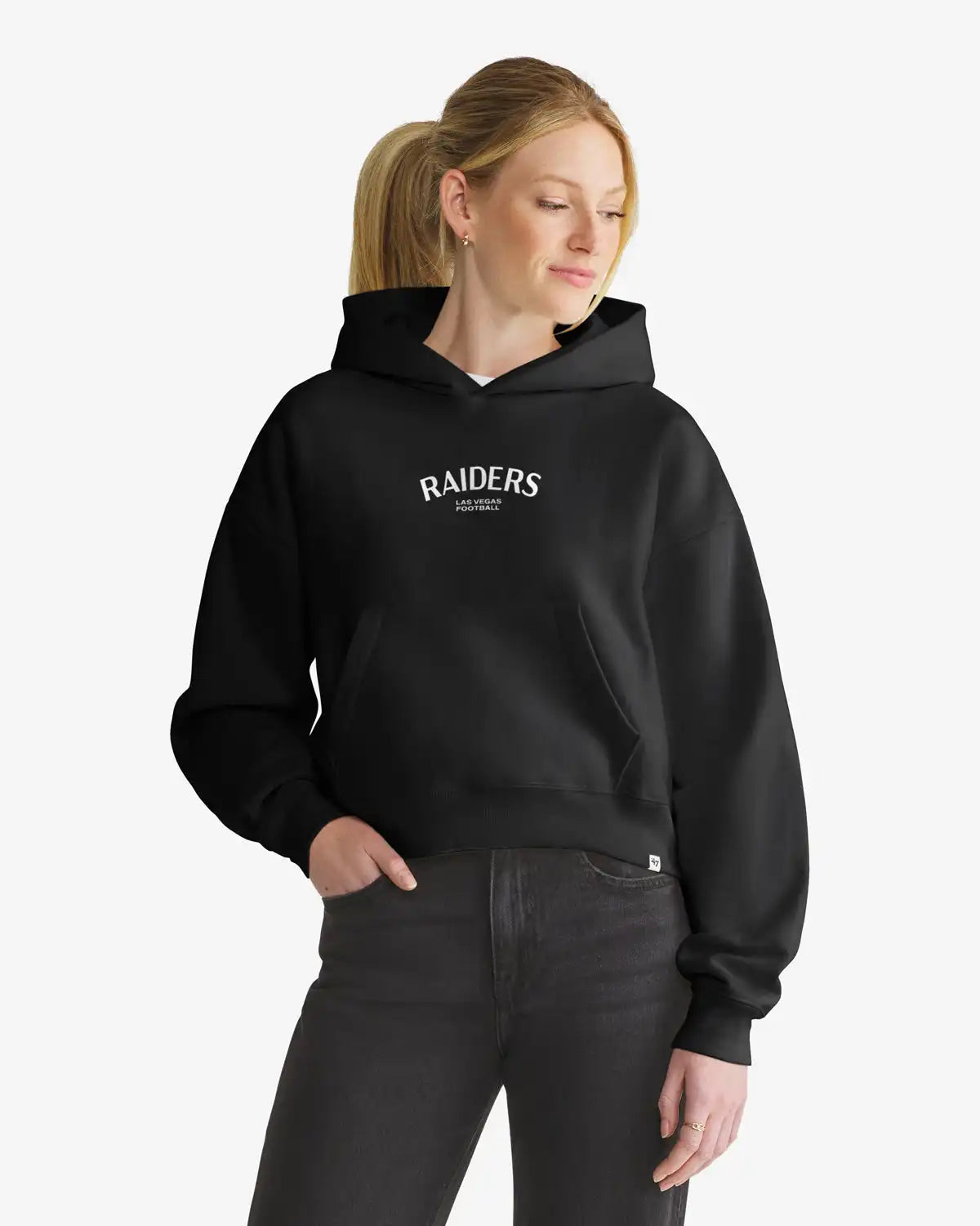 LAS VEGAS RAIDERS HADRIAN '47 FOUNDATION HOOD WOMENS