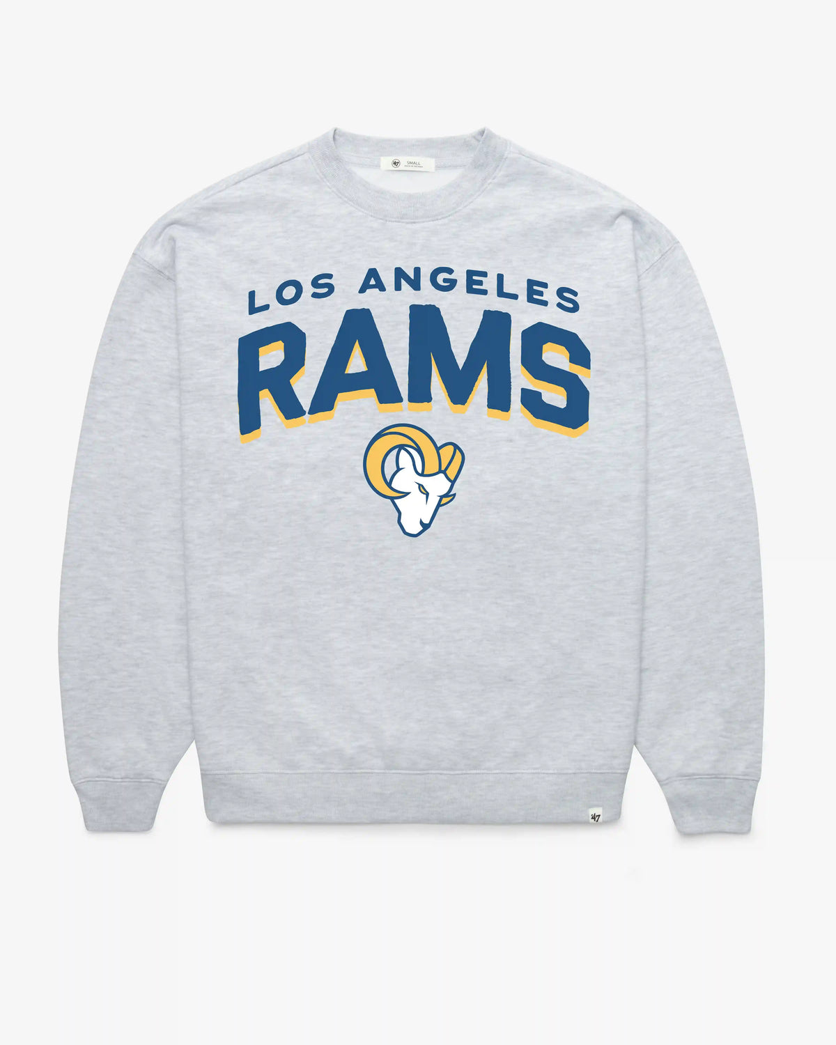LOS ANGELES RAMS CAMPUS ARCH CLOUD '47 WOMEN'S OVERSIZED CREW