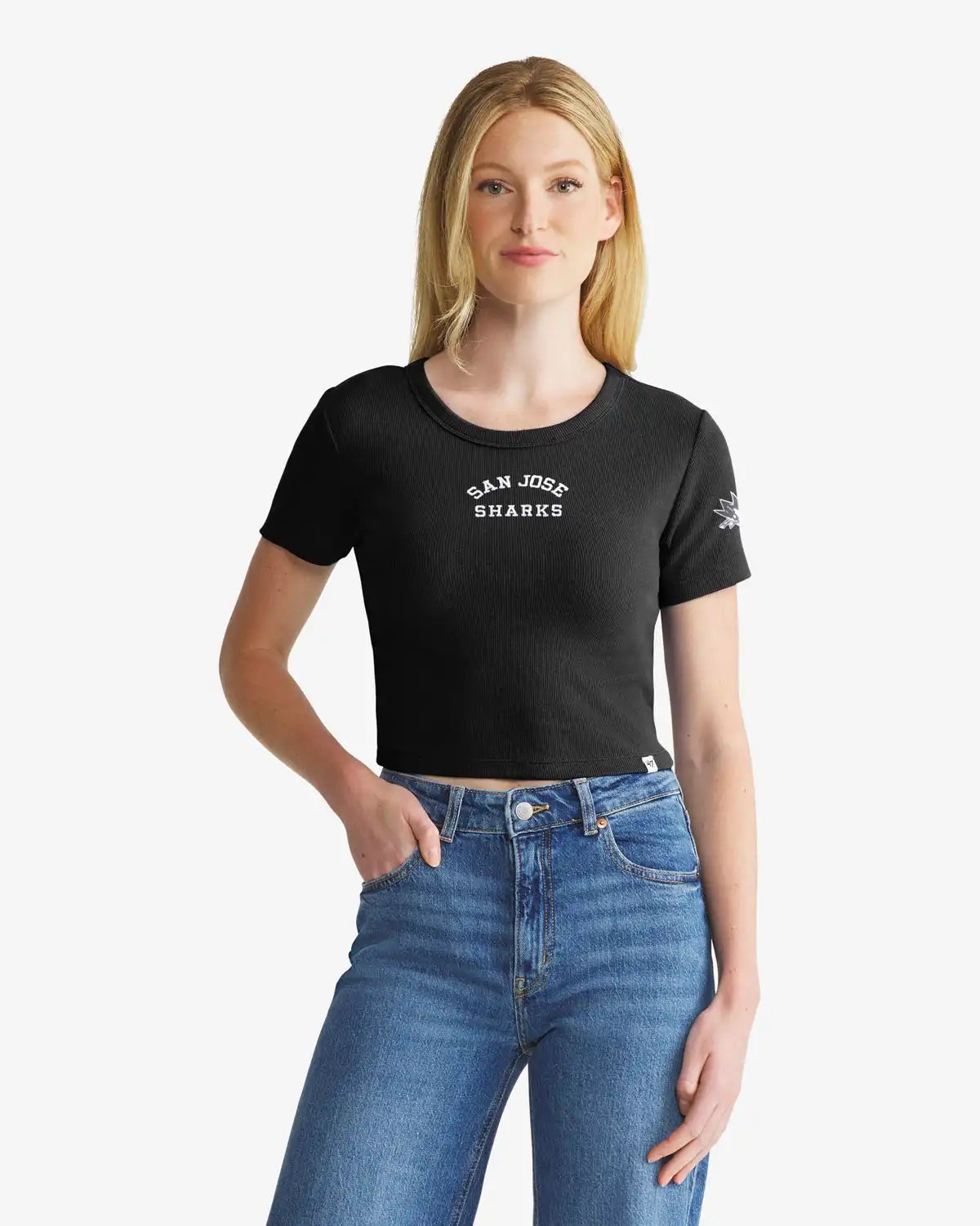SAN JOSE SHARKS SPIRITED '47 WOMEN'S BABY RIB TEE