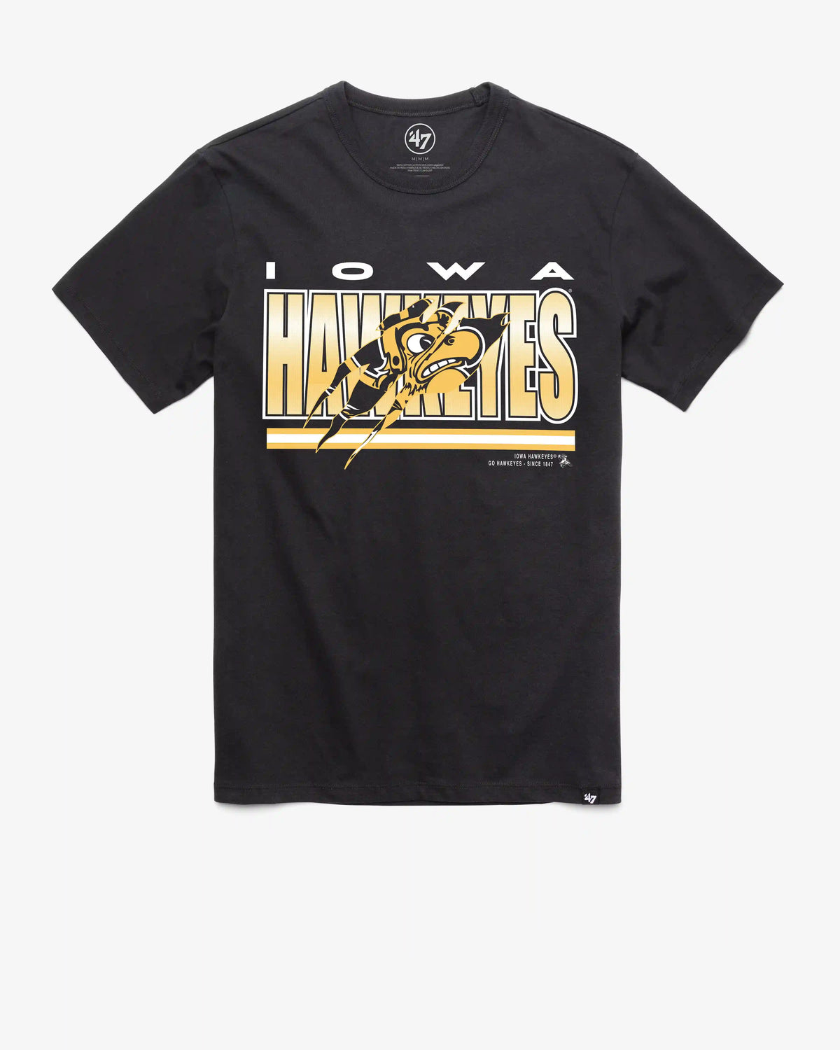 IOWA HAWKEYES VINTAGE THUNDER RIP '47 FRANKLIN TEE