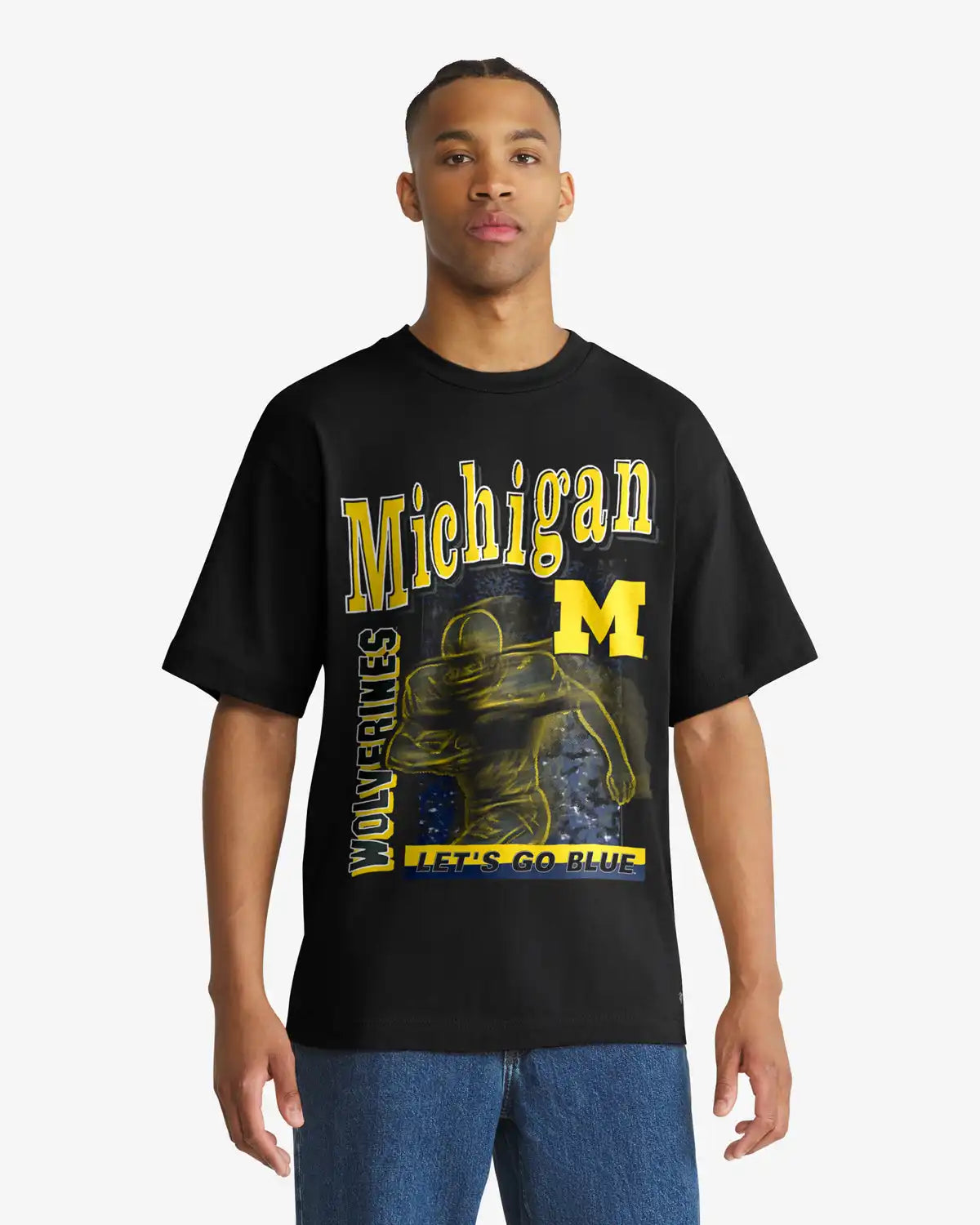 MICHIGAN WOLVERINES SPEED BURST '47 FOUNDATION TEE