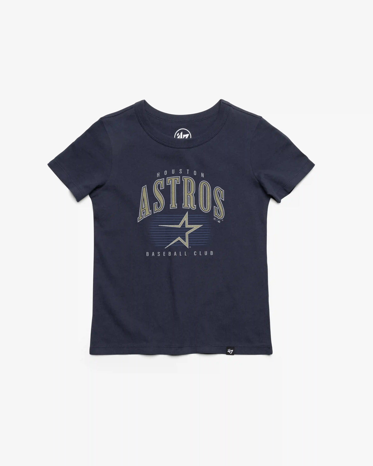 HOUSTON ASTROS COOPERSTOWN DOUBLE HEADER '47 KID'S FRANKLIN TEE