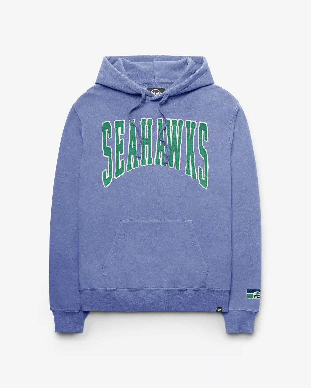 SEATTLE SEAHAWKS HISTORIC GROTON WELL WORN '47 FRENCH TERRY HOOD