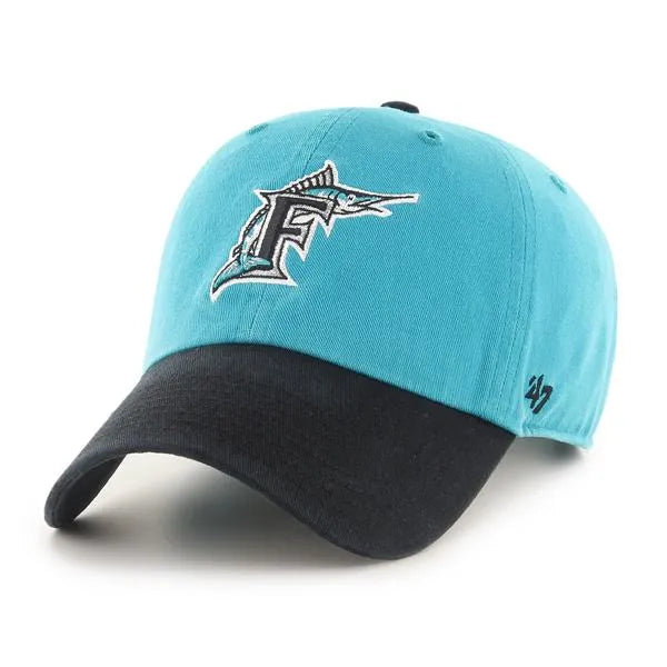 MIAMI MARLINS COOPERSTOWN TWO TONE '47 CLEAN UP