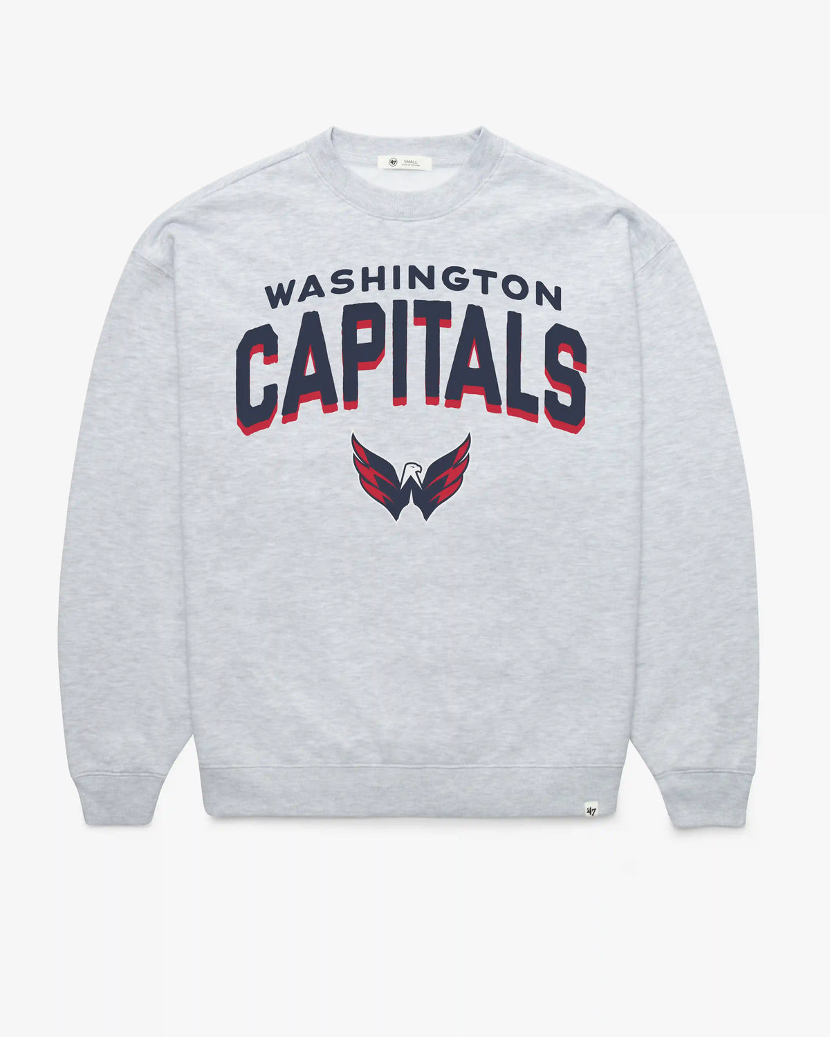 WASHINGTON CAPITALS CAMPUS ARCH CLOUD '47 OVERSIZED CREW WOMENS