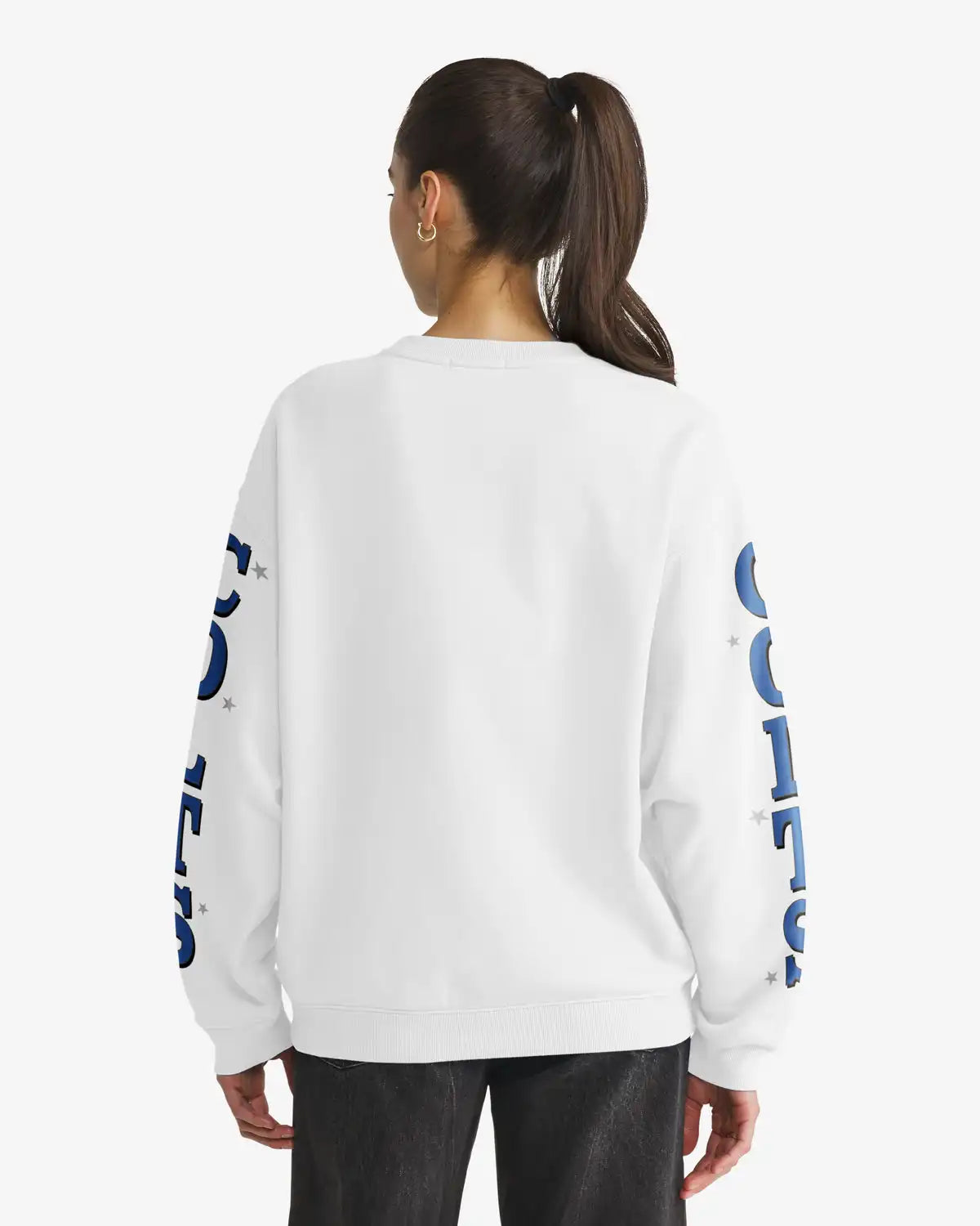 INDIANAPOLIS COLTS HISTORIC THUNDEROUS '47 WOMEN'S OVERSIZED CREW