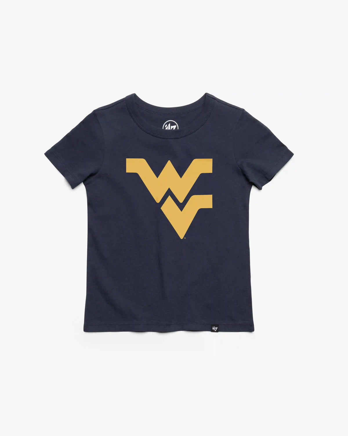 WEST VIRGINIA MOUNTAINEERS PREMIER '47 KID'S FRANKLIN TEE