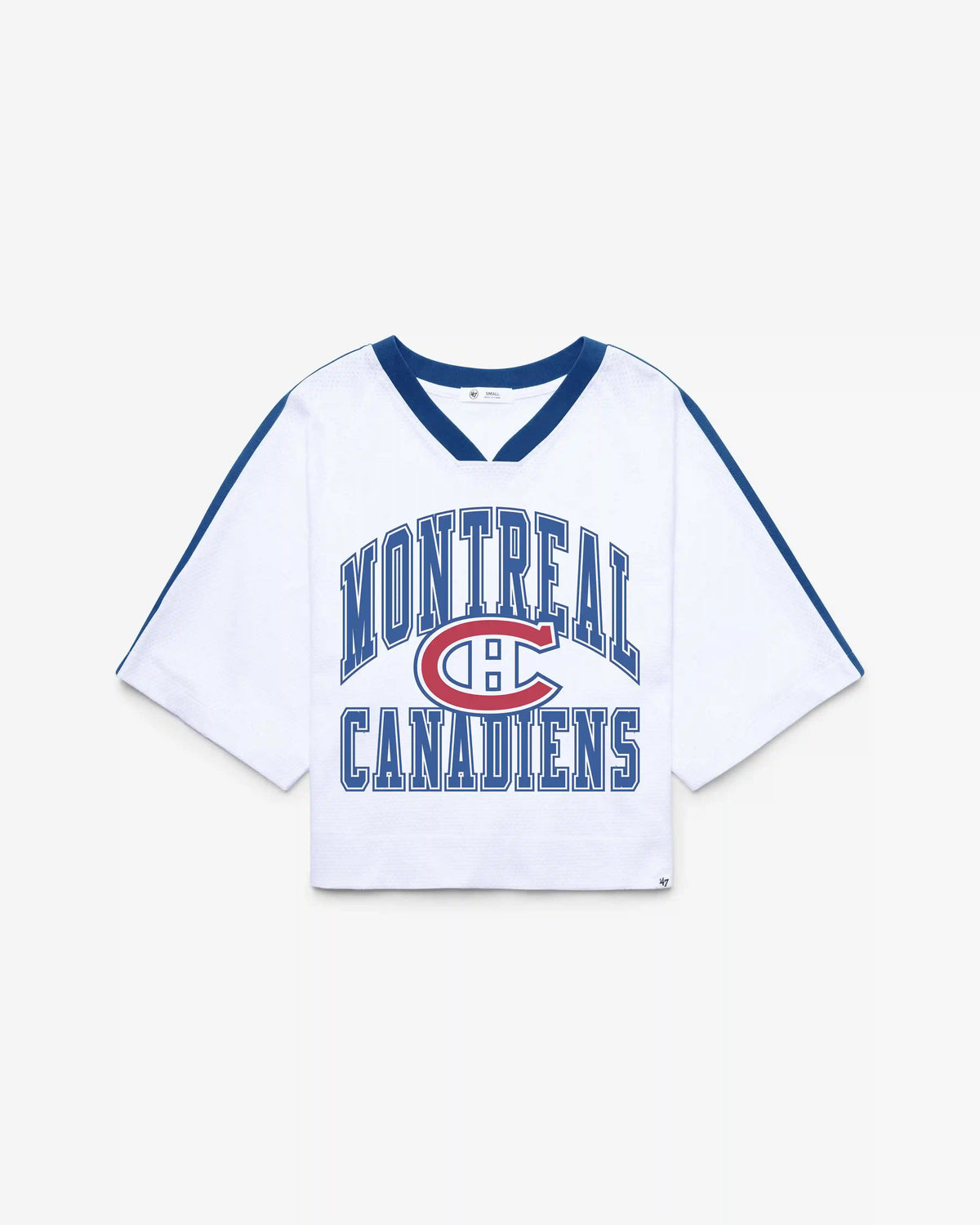 MONTREAL CANADIENS VINTAGE BIG OVERARCH '47 WOMEN'S DROP NEEDLE RAGLAN