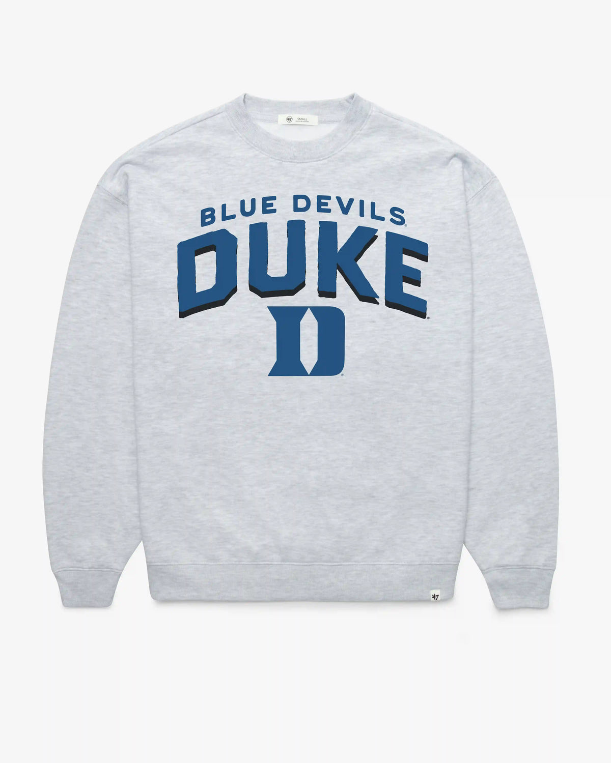 DUKE BLUE DEVILS CAMPUS ARCH CLOUD '47 OVERSIZED CREW WOMENS