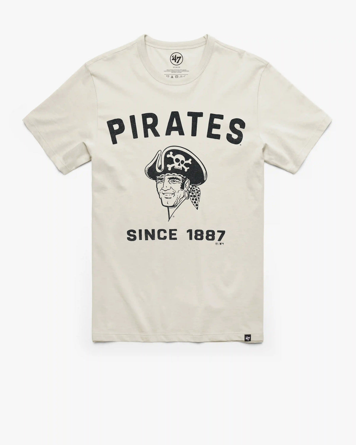 PITTSBURGH PIRATES COOPERSTOWN DUSTER '47 FRANKLIN TEE