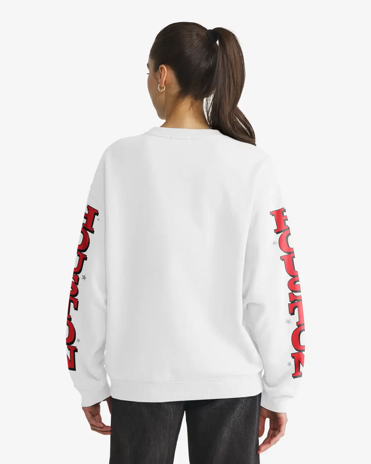 HOUSTON TEXANS THUNDEROUS '47 WOMEN'S OVERSIZED CREW