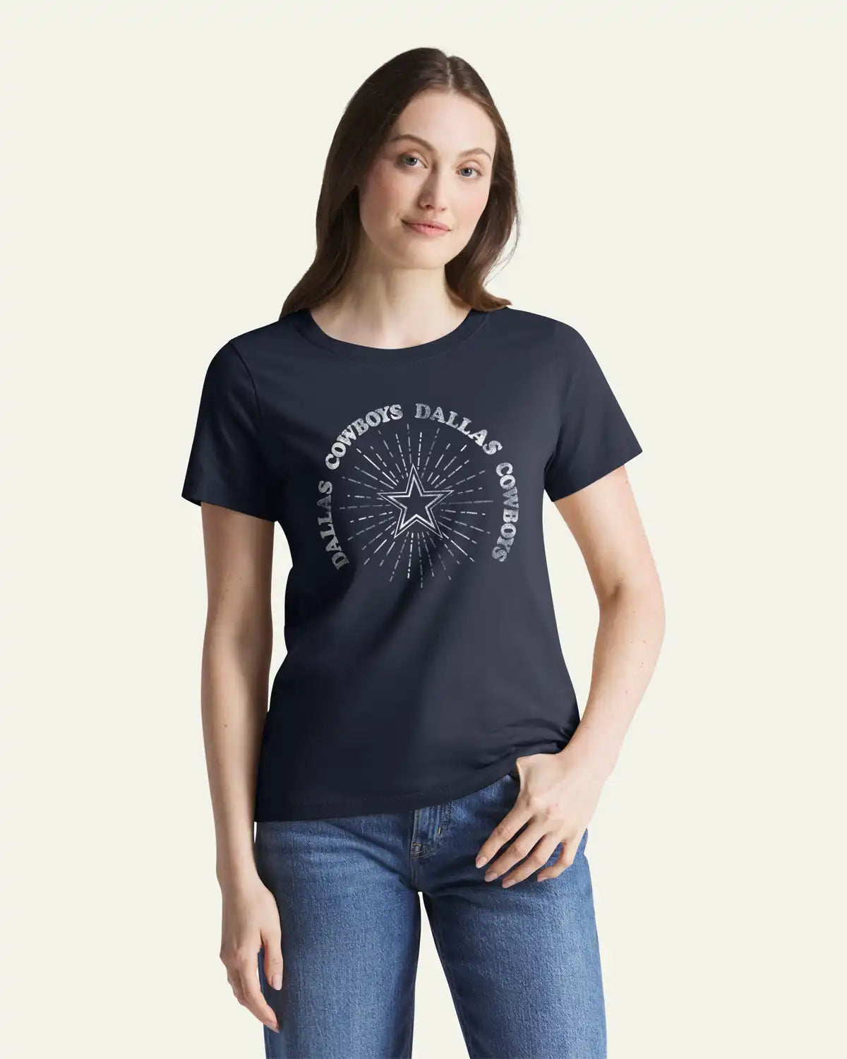 DALLAS COWBOYS SHINE LINES '47 WOMEN'S EVERYDAY TEE