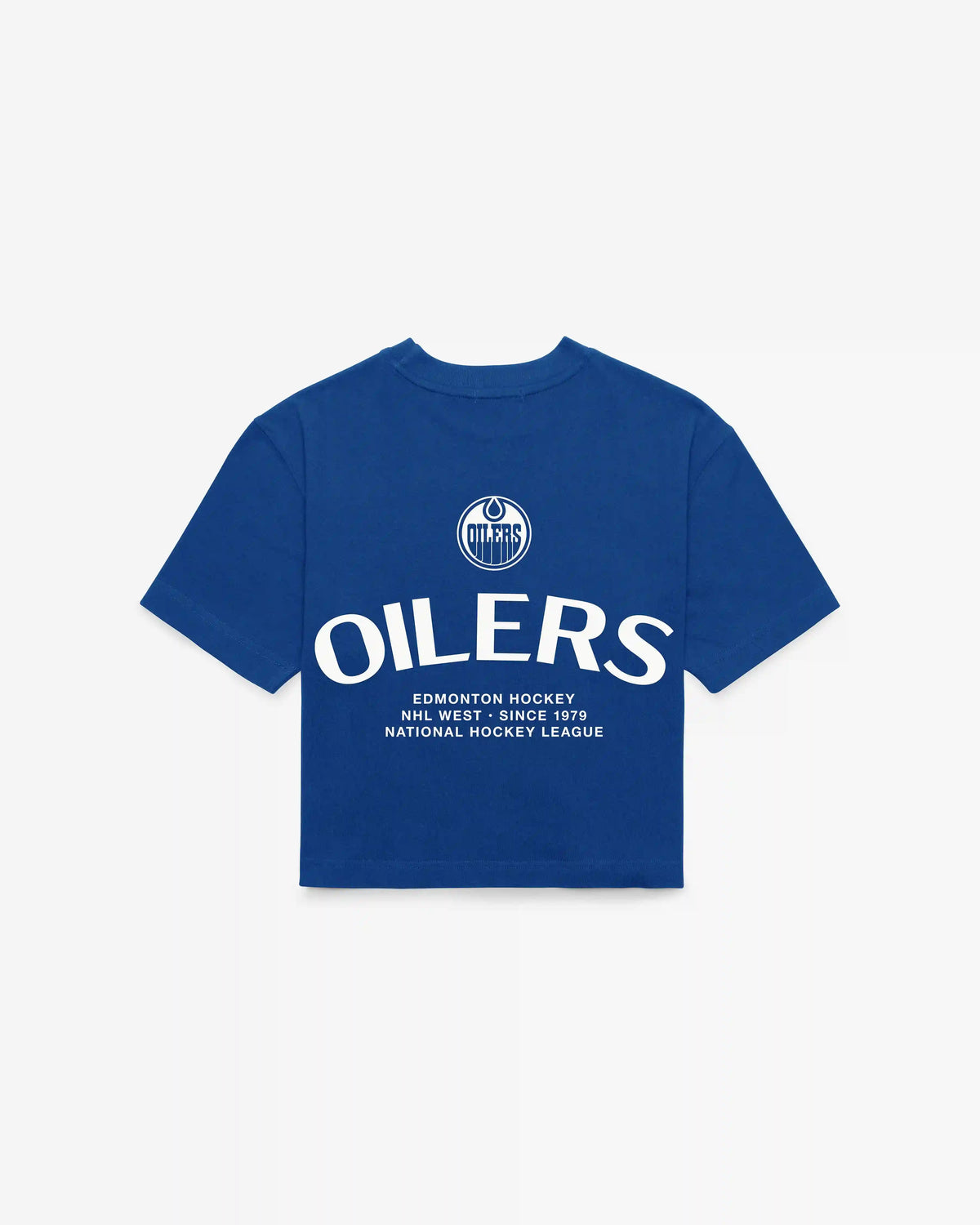 EDMONTON OILERS HADRIAN '47 FOUNDATION CROP TEE WOMENS