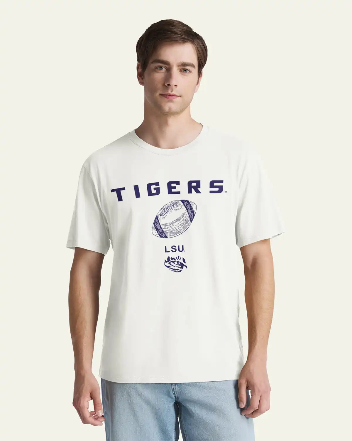 LOUISIANA STATE TIGERS LSU PLAY BLOCK '47 EVERYDAY TEE