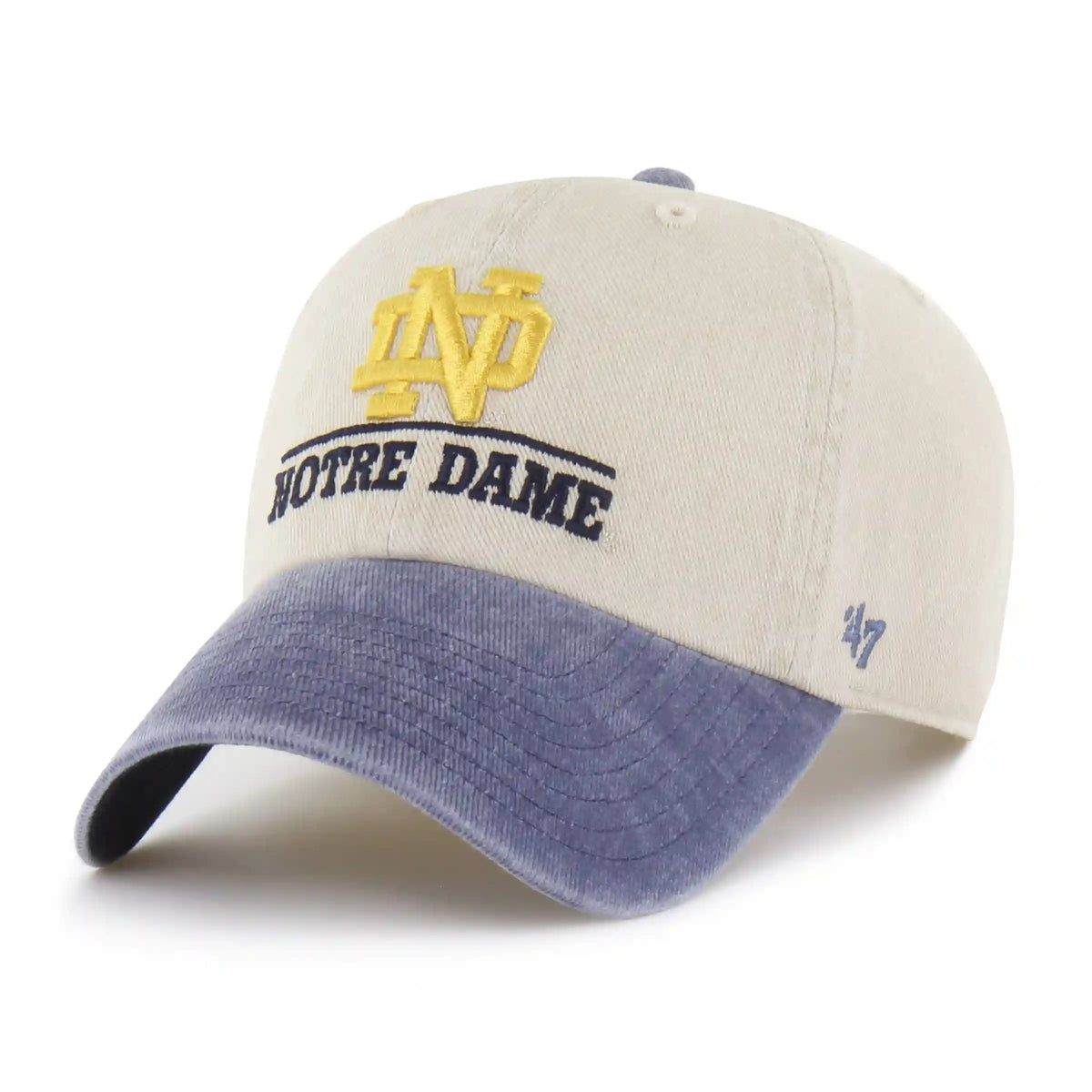 Notre Dame Fighting Irish Logo Line Two Tone '47 Clean Up